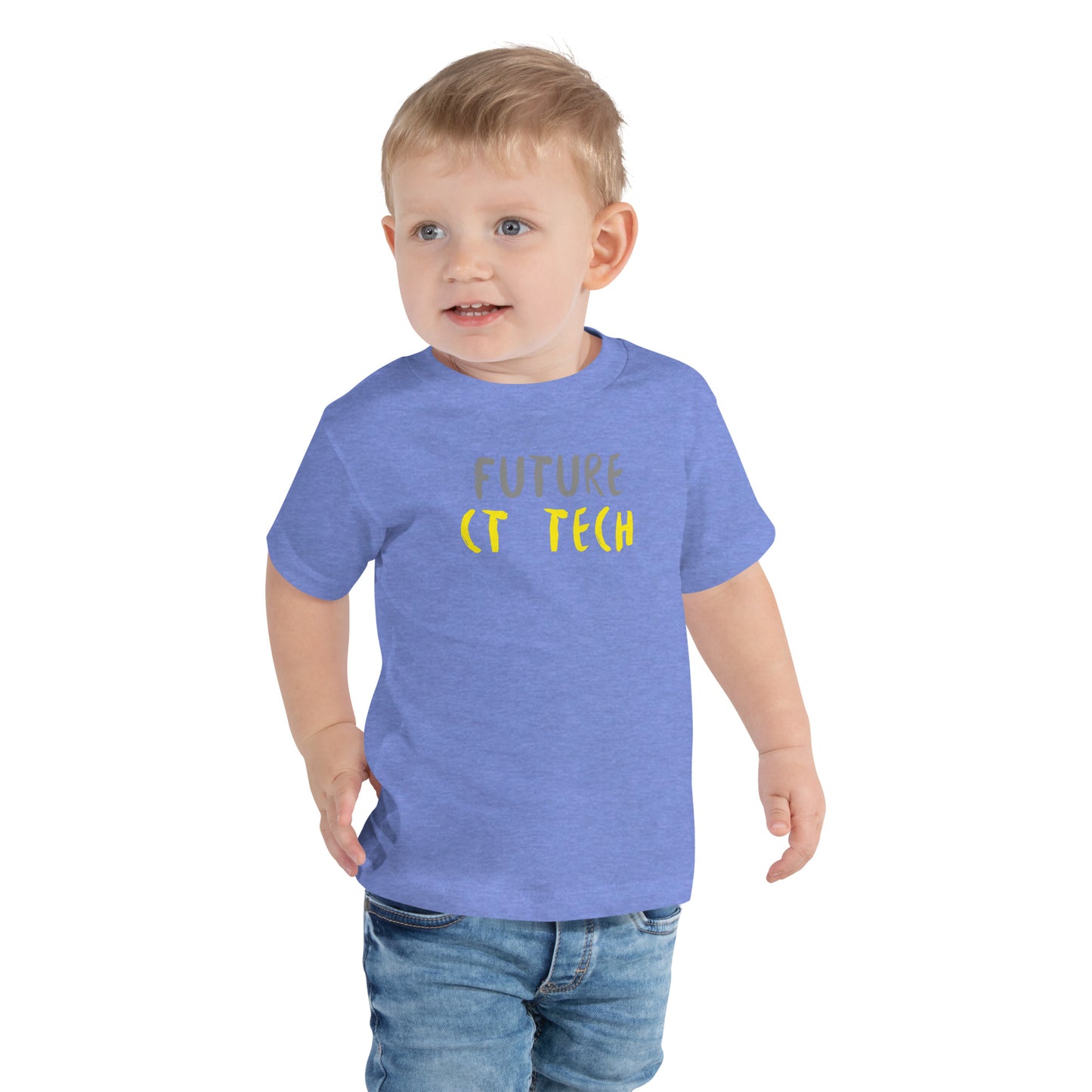 Future CT Tech - Grey/Yellow Toddler Short Sleeve Tee