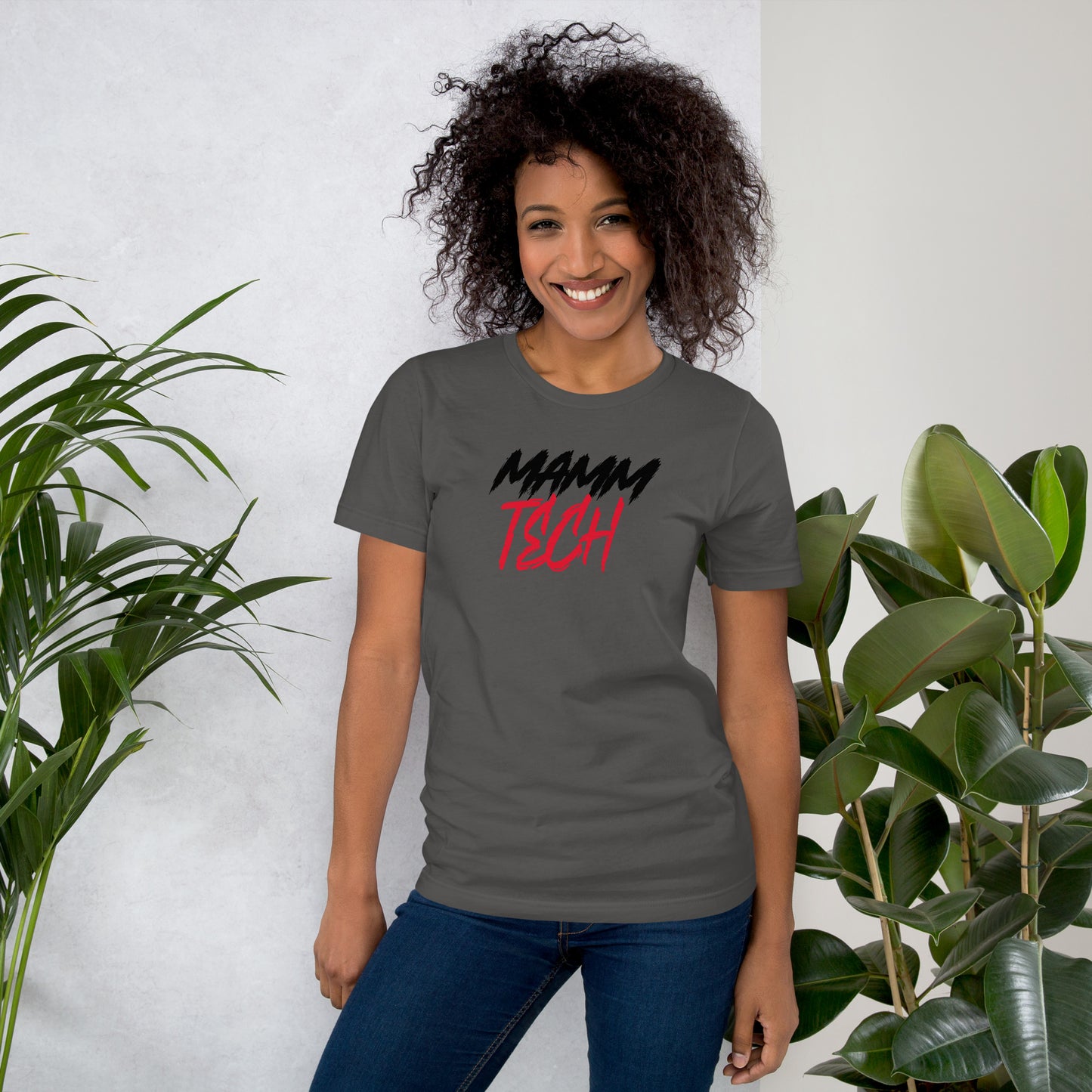 Mamm Tech - Red Unisex t-shirt