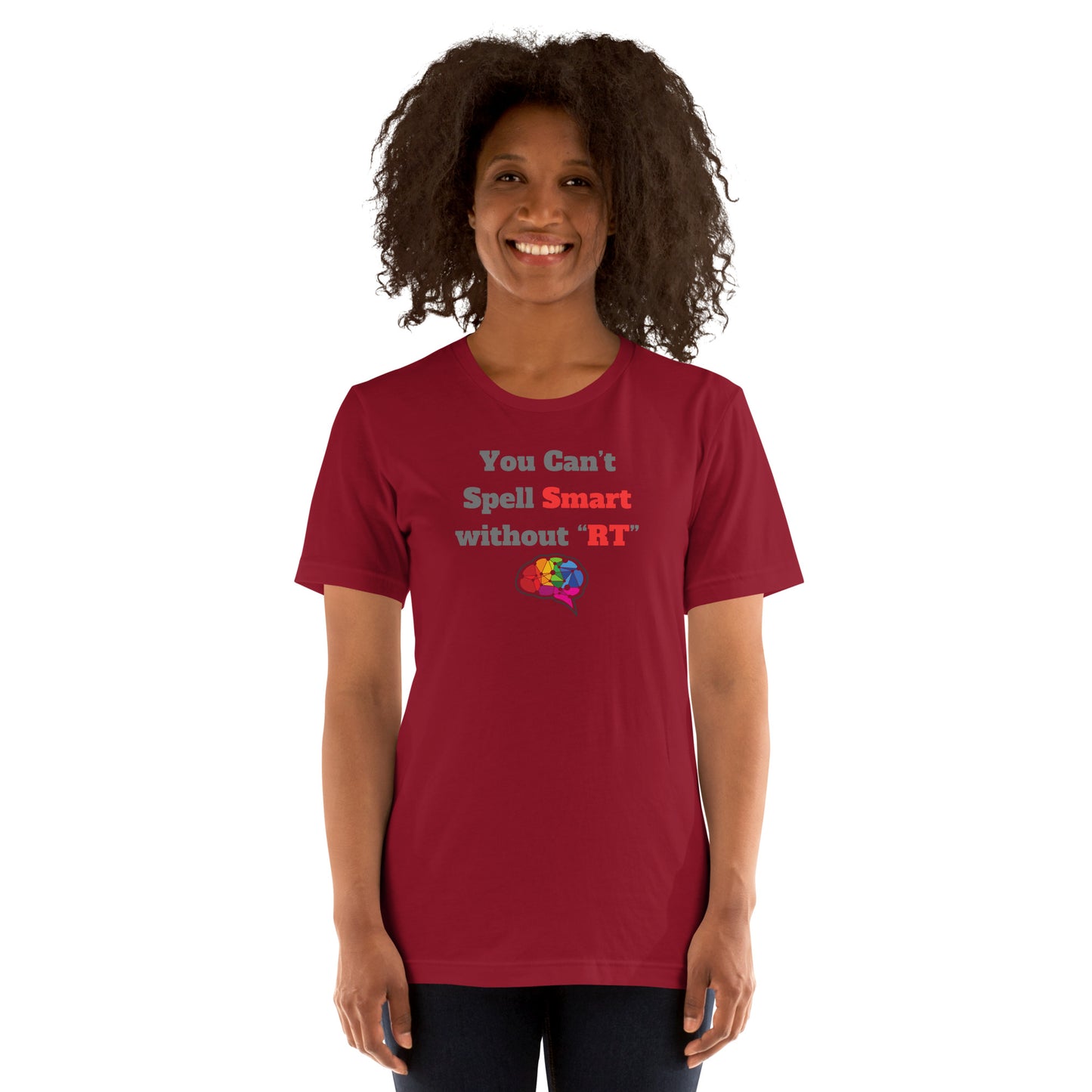 You Can't Spell Smart - Red Unisex t-shirt