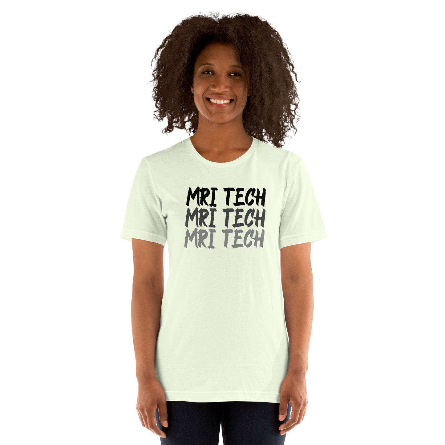 MRI Tech Black/Grey Unisex t-shirt
