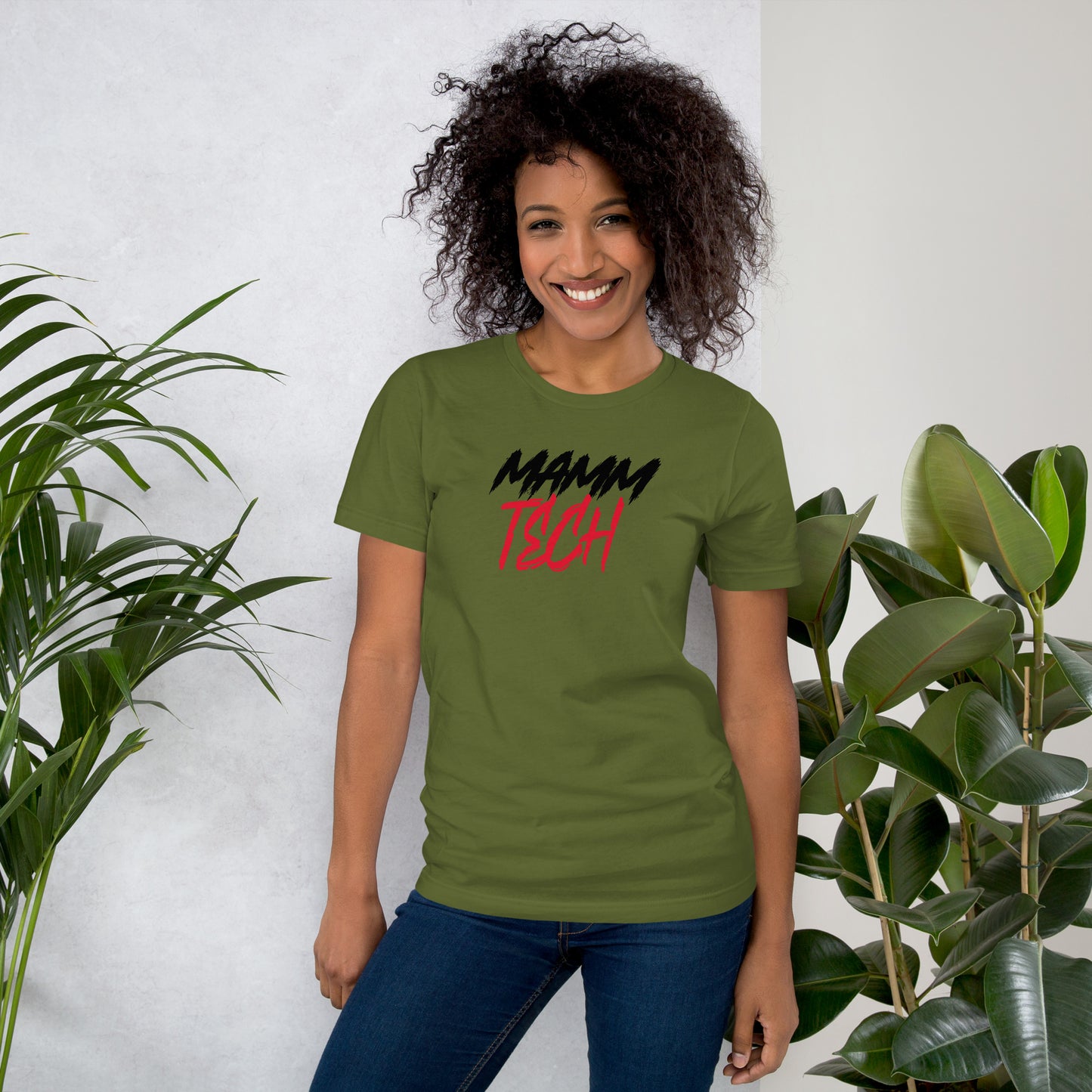 Mamm Tech - Red Unisex t-shirt