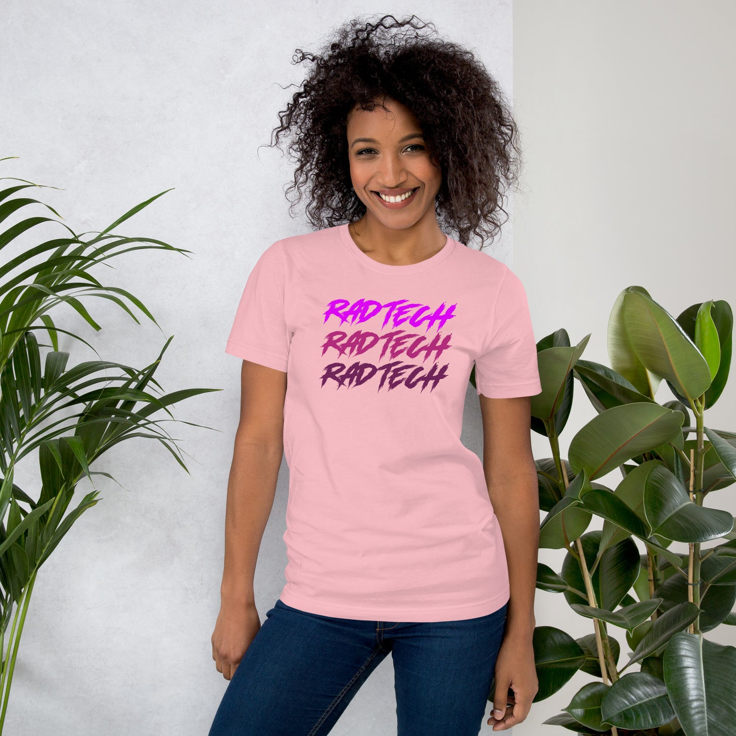 Rad Tech - Pink Unisex t-shirt