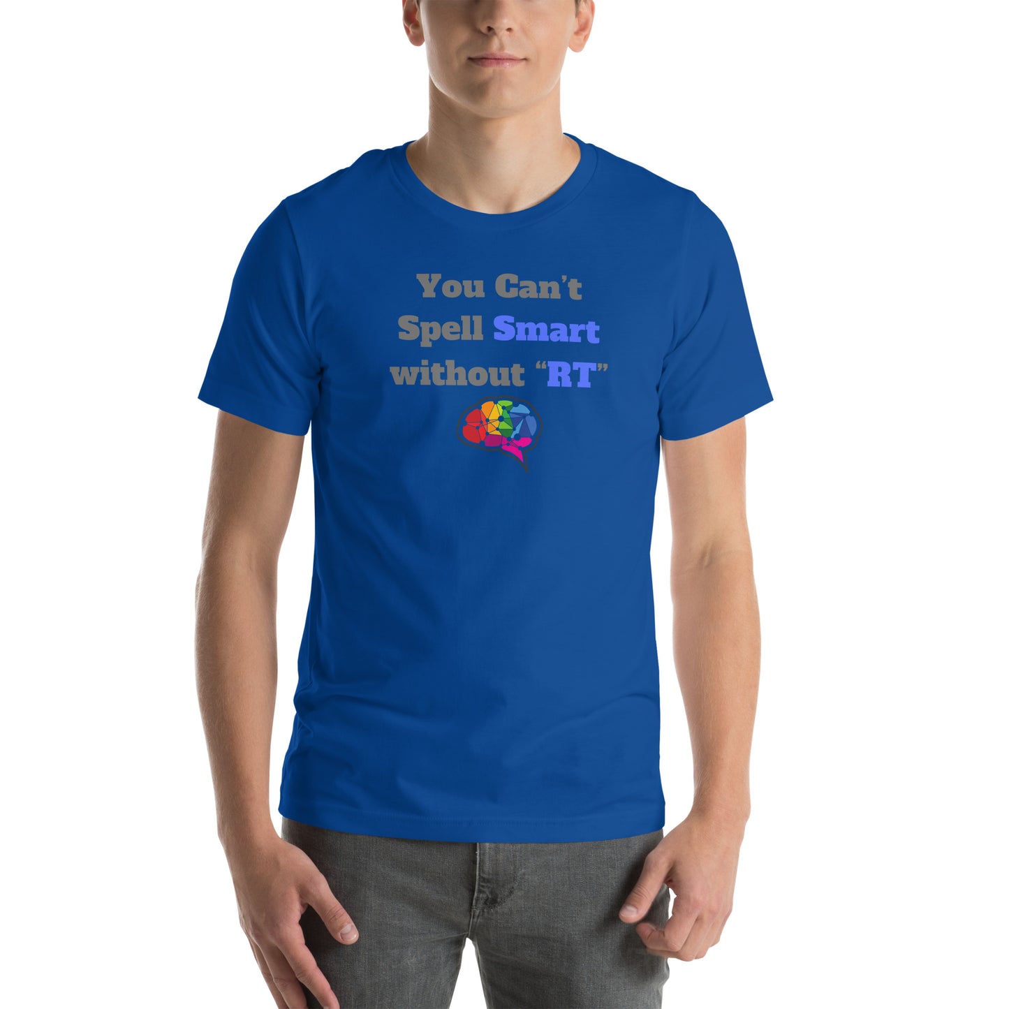 You Can't Spell Smart - Blue Unisex t-shirt