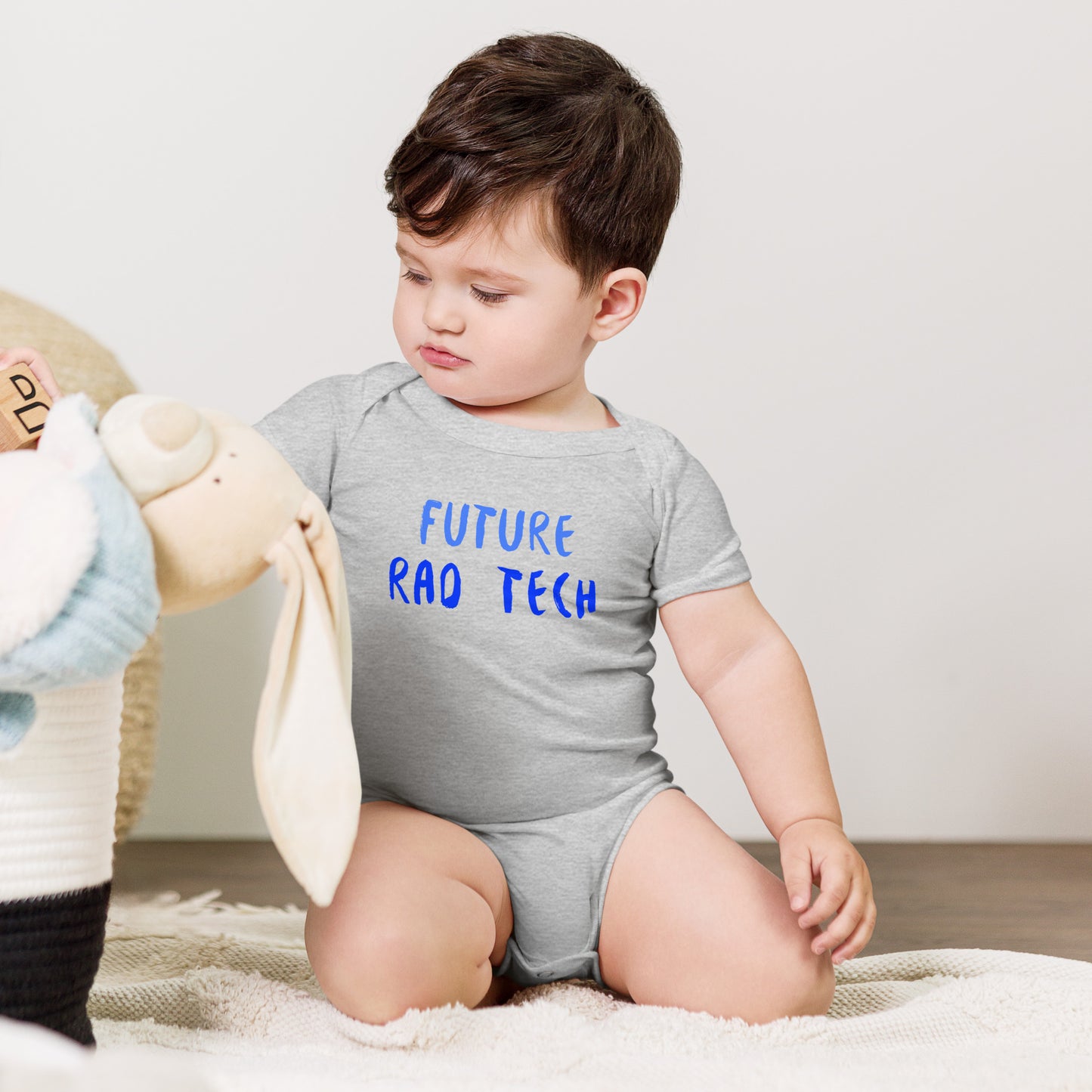 Future Rad Tech - Blue Baby short sleeve one piece