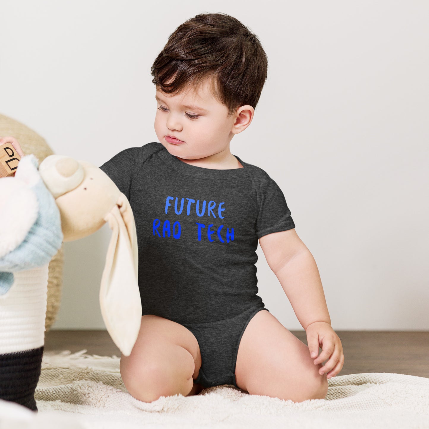 Future Rad Tech - Blue Baby short sleeve one piece