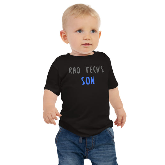 Rad Tech Son - Grey/Blue Baby Boy Jersey Short Sleeve Tee