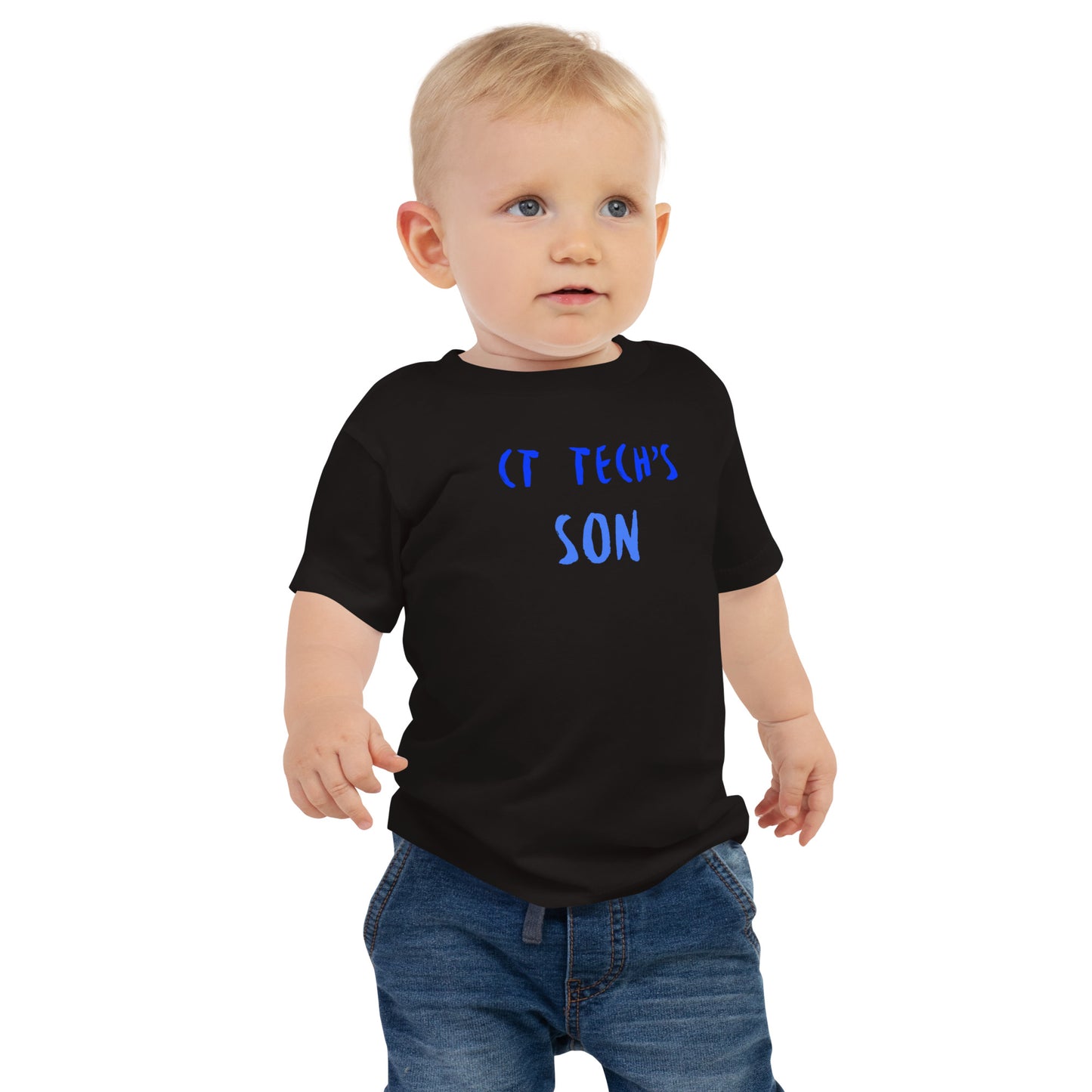 CT Tech's Son - Blue - Baby Jersey Short Sleeve Tee