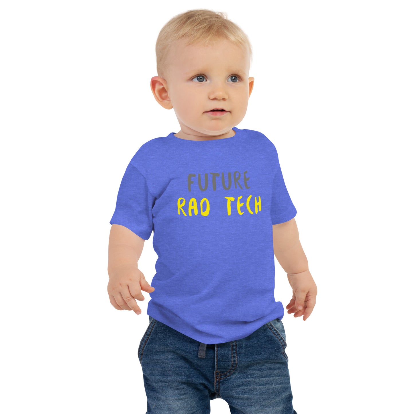 Future Rad Tech Grey/Yellow Baby Jersey Short Sleeve Tee