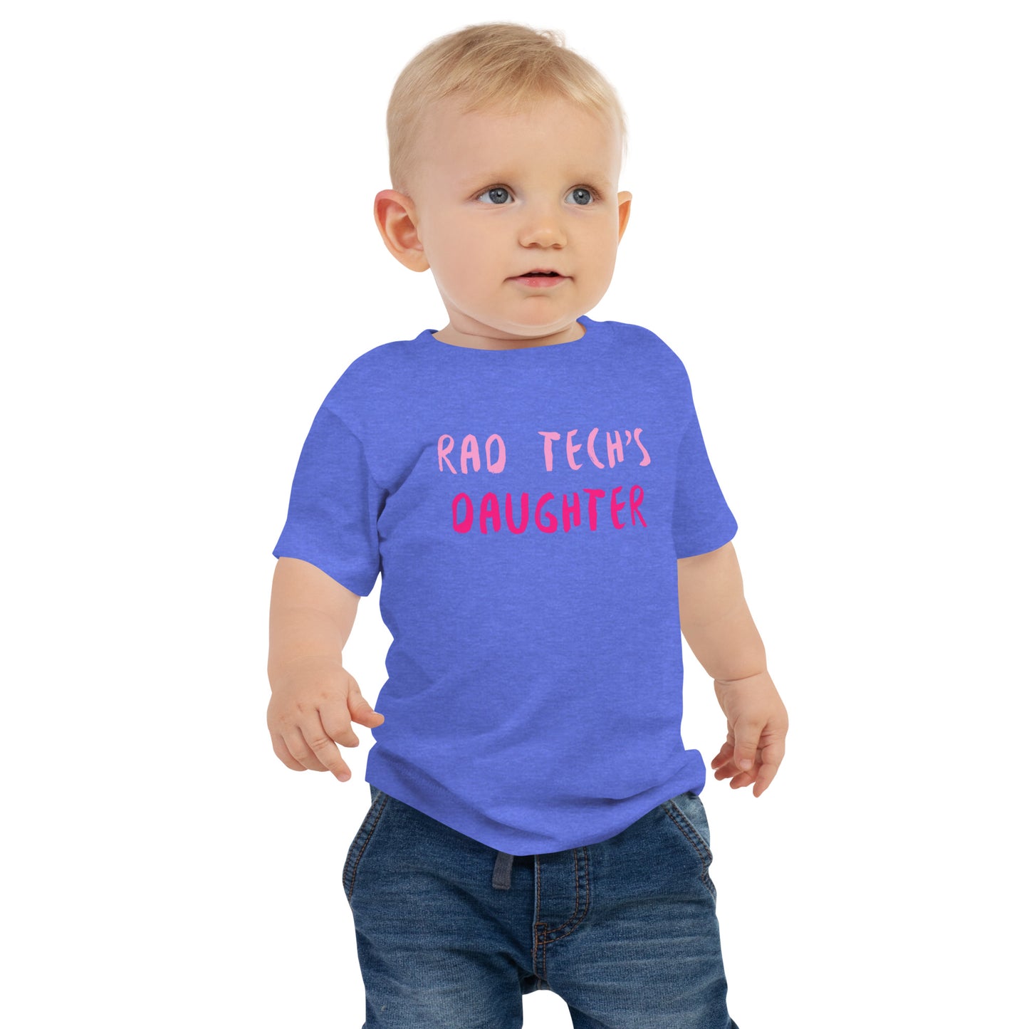 Rad Tech's Daughter - Pink Baby girl jersey Short Sleeve Tee