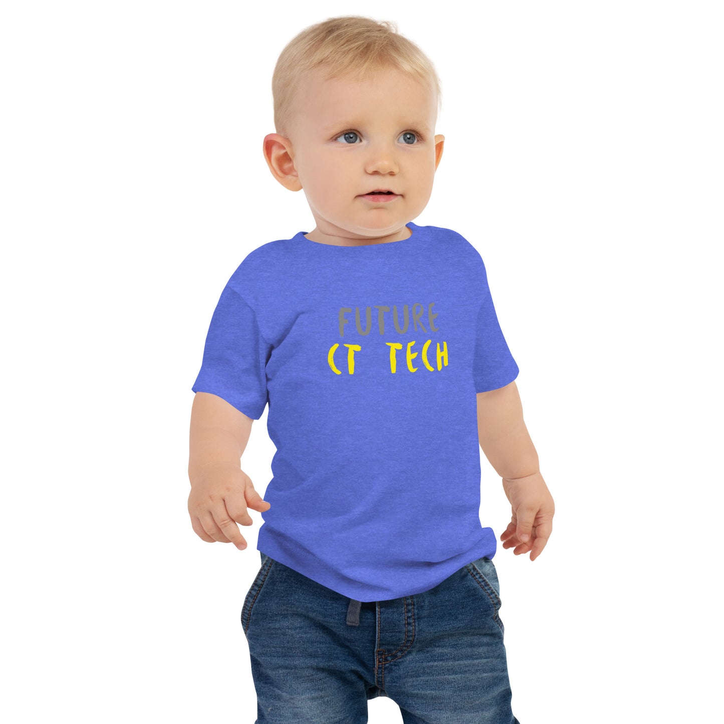 Future CT Tech - Grey/Yellow - Baby Jersey Short Sleeve Tee