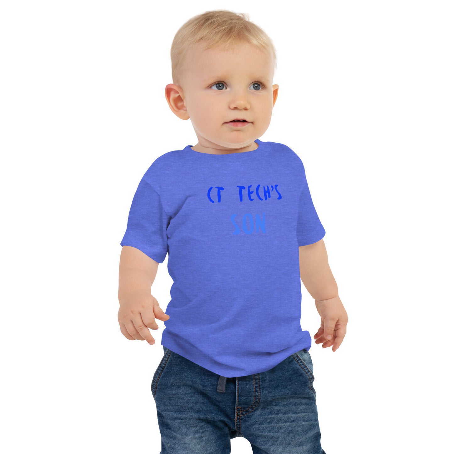 CT Tech's Son - Blue - Baby Jersey Short Sleeve Tee