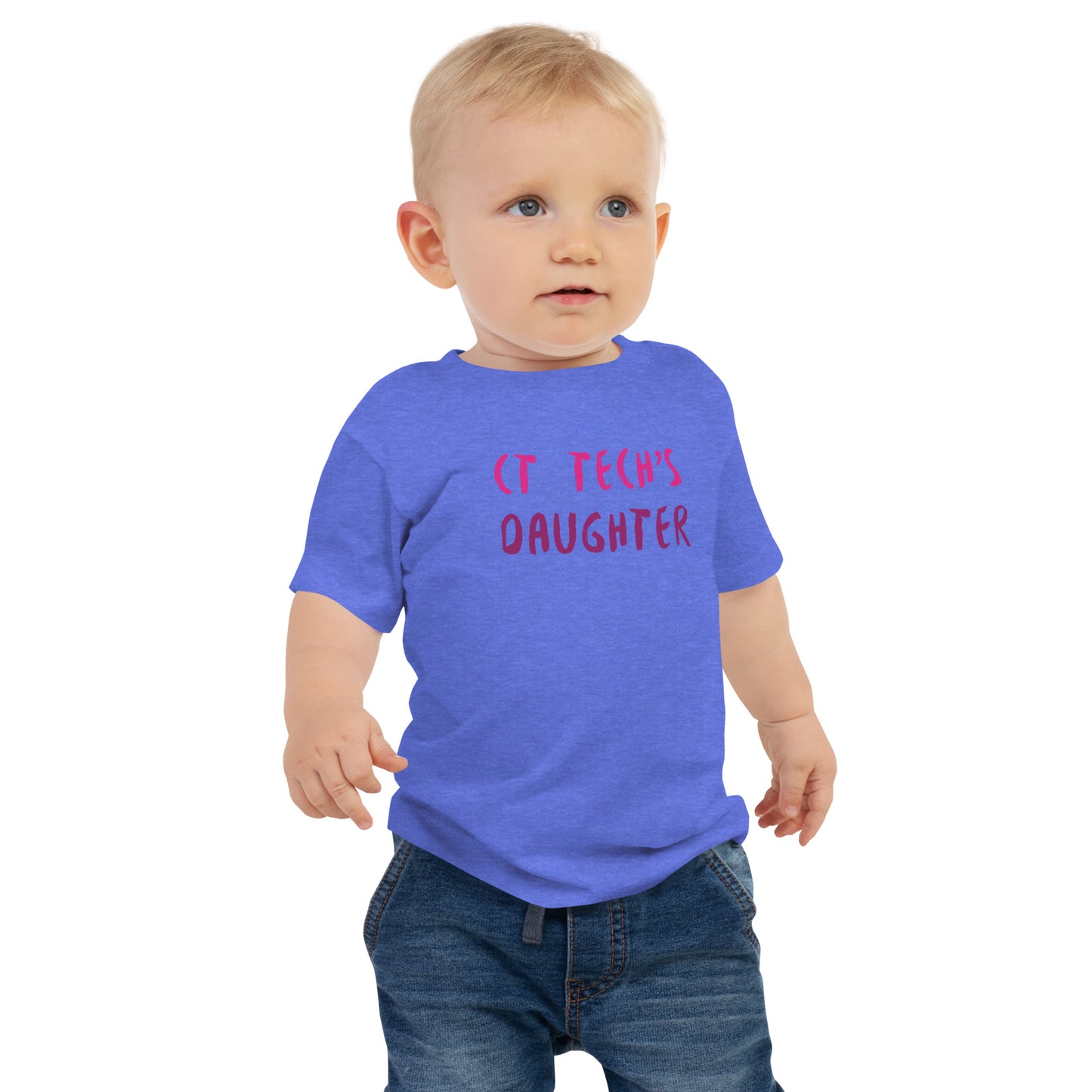 CT Tech's Daughter - Pink - Baby Jersey Short Sleeve Tee