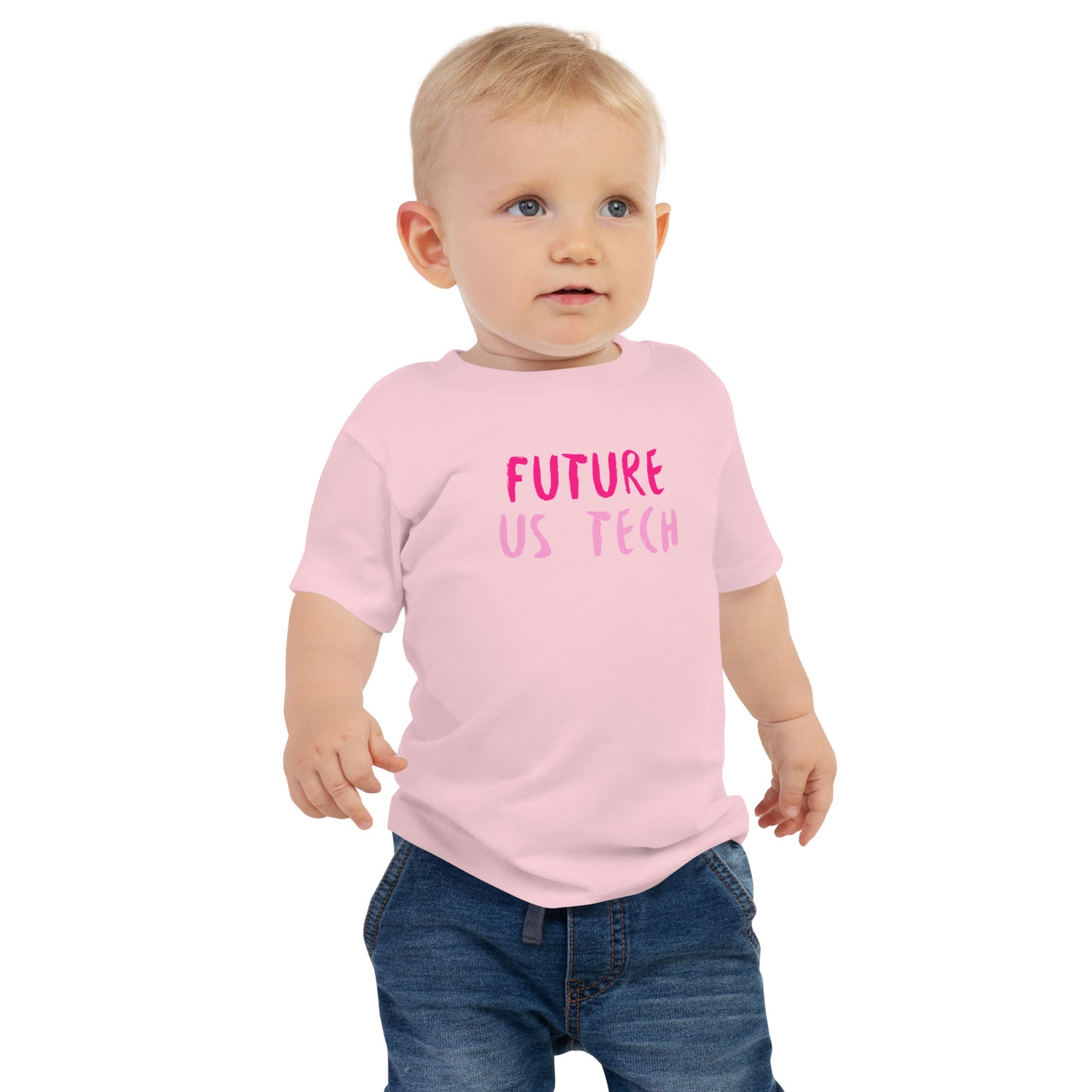 Future Ultrasound Tech - Pink - Baby Jersey Short Sleeve Tee