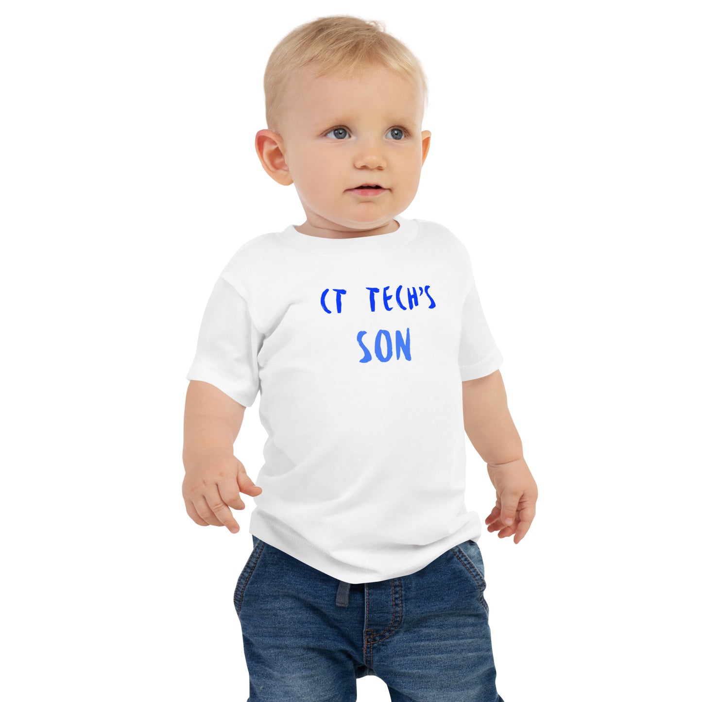 CT Tech's Son - Blue - Baby Jersey Short Sleeve Tee