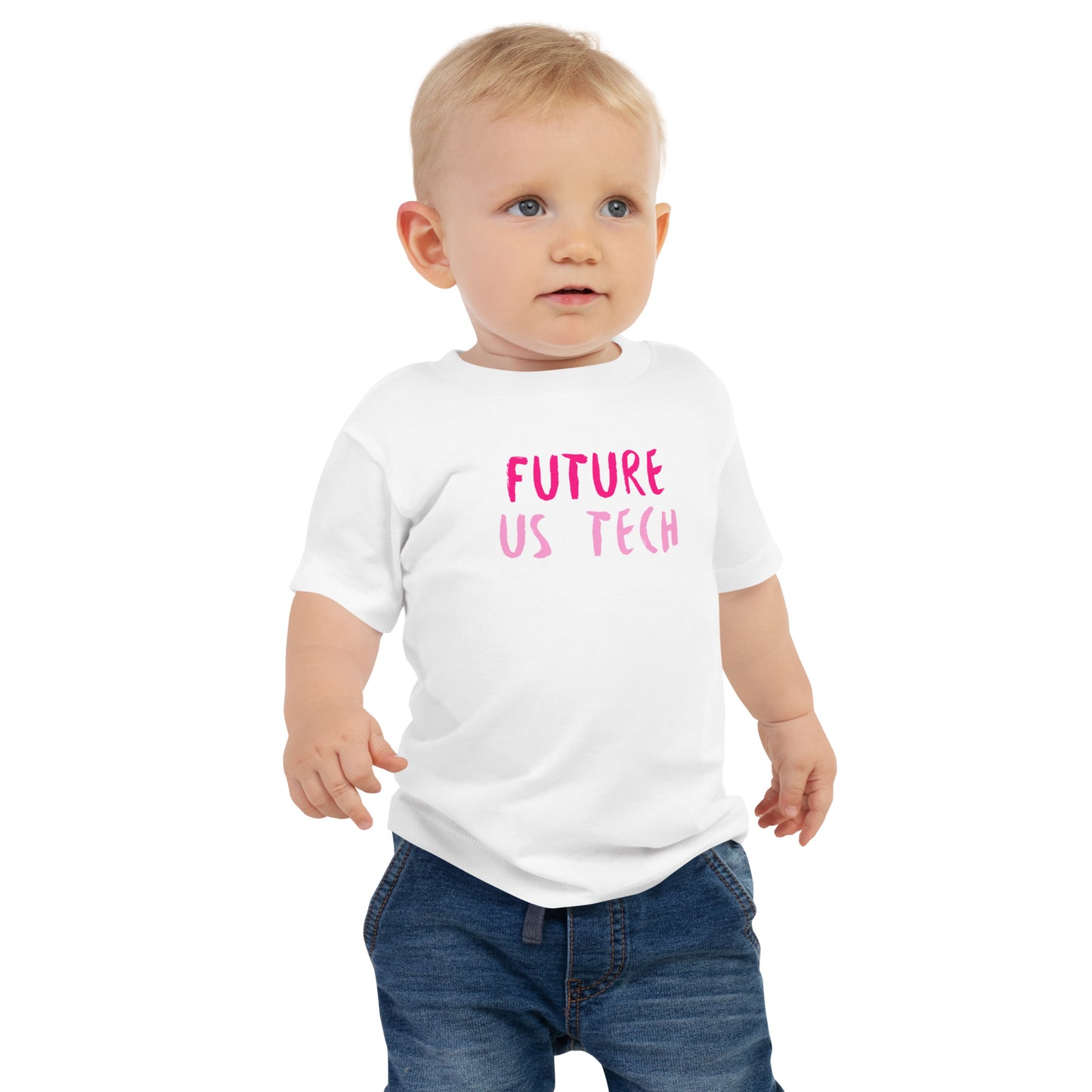 Future Ultrasound Tech - Pink - Baby Jersey Short Sleeve Tee