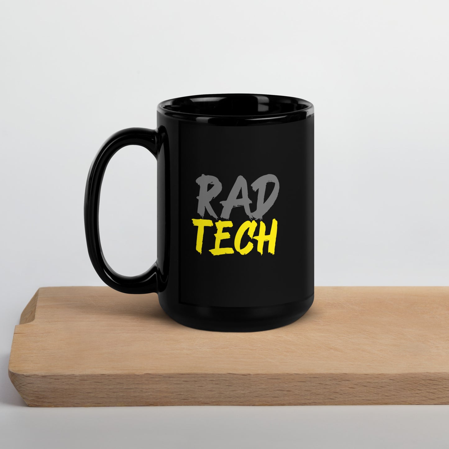 Rad Tech - Grey/Yellow Black Glossy Mug 15 oz