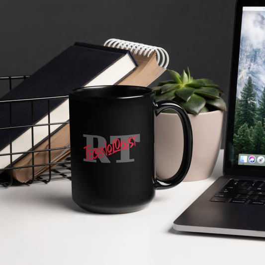 RT Technologist Black Glossy - Grey/Red Mug 15 oz