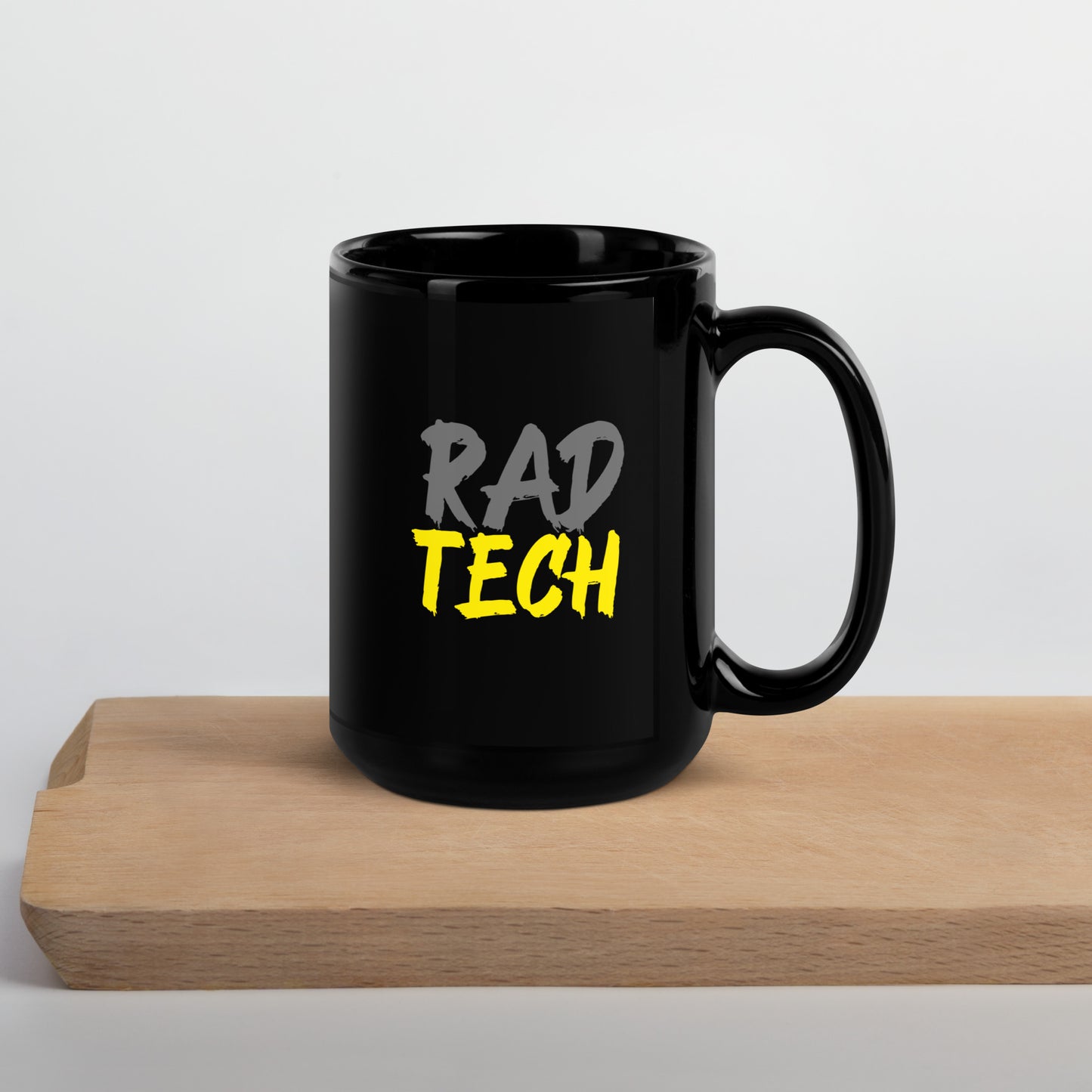 Rad Tech - Grey/Yellow Black Glossy Mug 15 oz