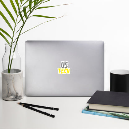 Ultrasound Tech - Grey/Yellow Bubble-free stickers