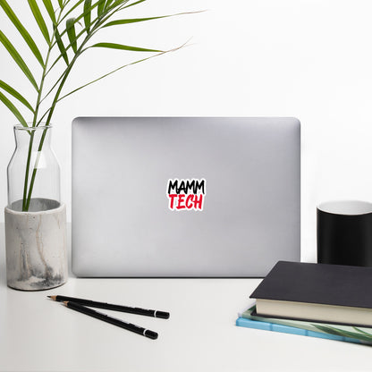 Mamm Tech - Black/Red Bubble-free stickers