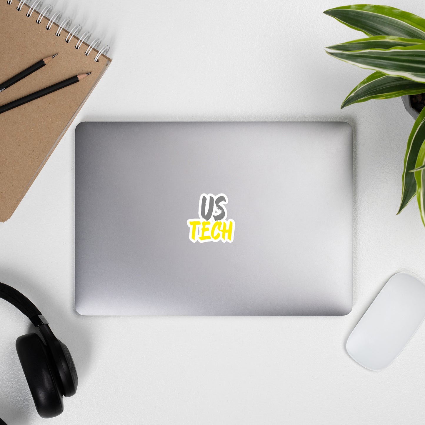 Ultrasound Tech - Grey/Yellow Bubble-free stickers