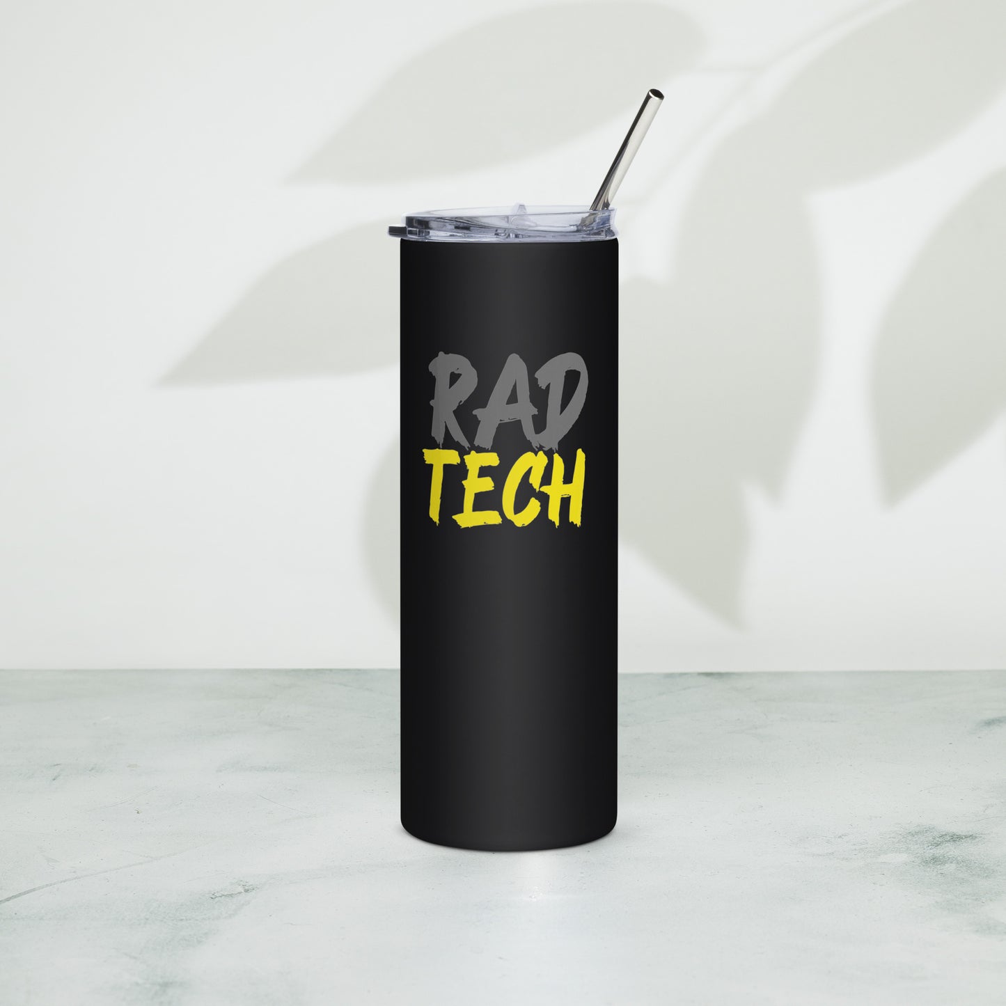 Rad Tech - Grey/Yellow Stainless steel tumbler - 20 oz