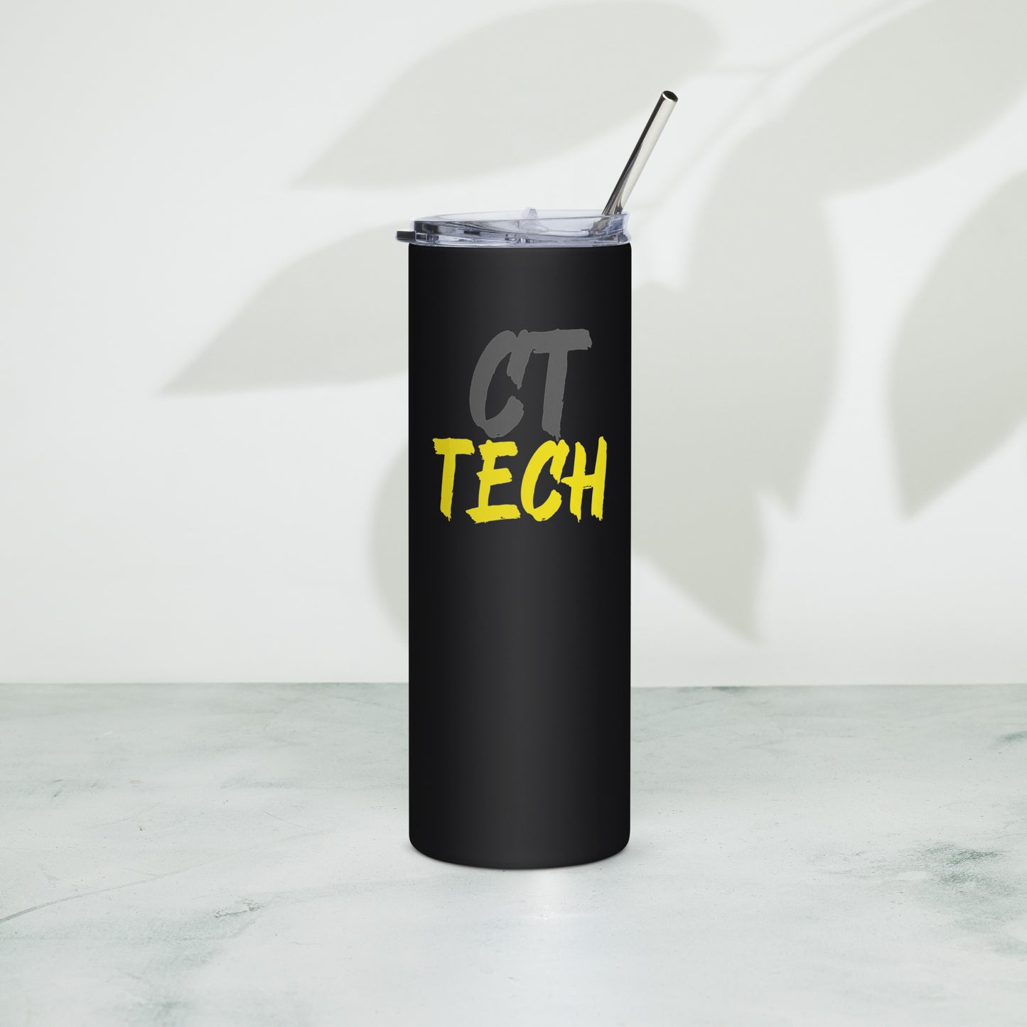 CT Tech - Grey/Yellow Stainless steel tumbler - 20 oz