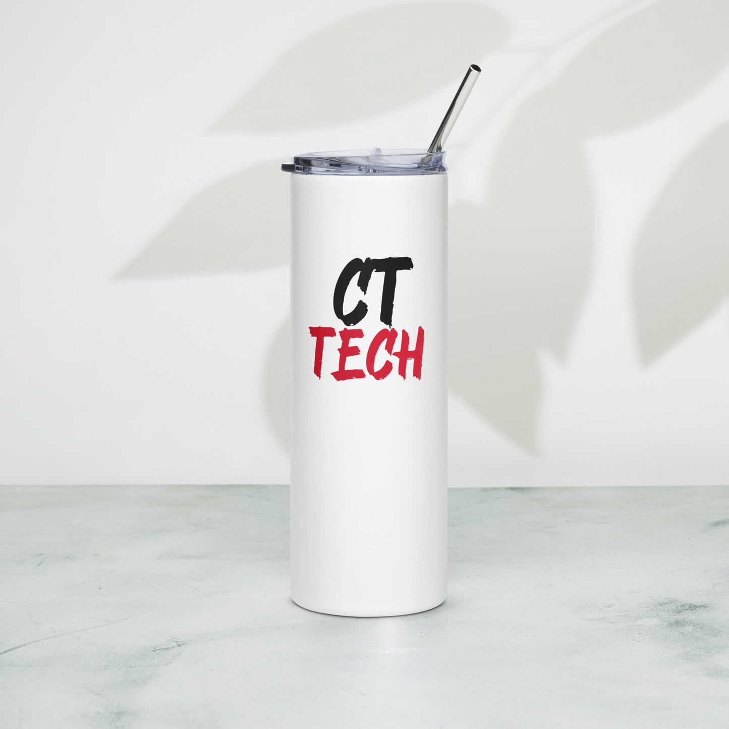 CT Tech - Black/Red Stainless steel tumbler - 20 oz