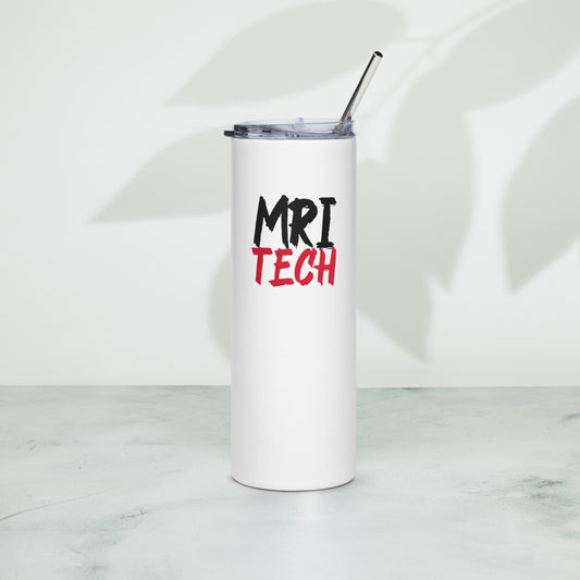 MRI Tech - Black/Red Stainless steel tumbler 20 oz