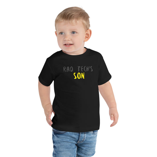 Rad Tech's Son Toddler - Grey/Yellow Short Sleeve Tee