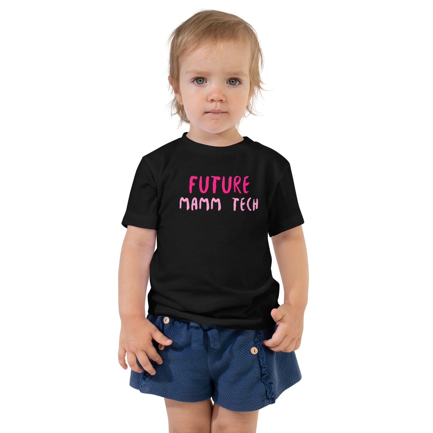 Future Mamm Tech - Pink - Toddler Short Sleeve Tee