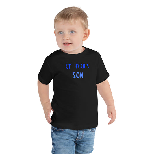 CT Tech's Son - Blue - Toddler Short Sleeve Tee