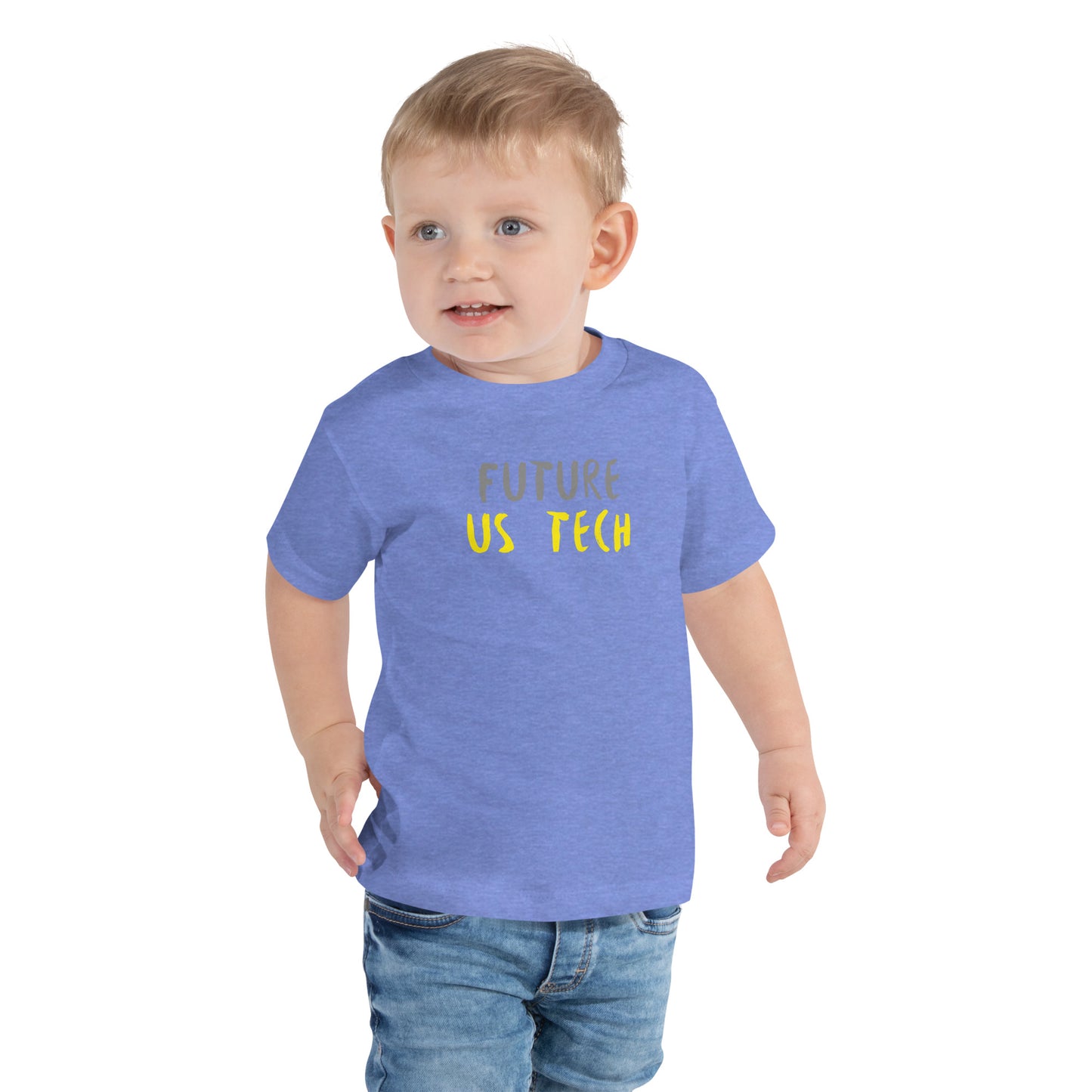 Future Ultrasound Tech - Grey/Yellow - Toddler Short Sleeve Tee