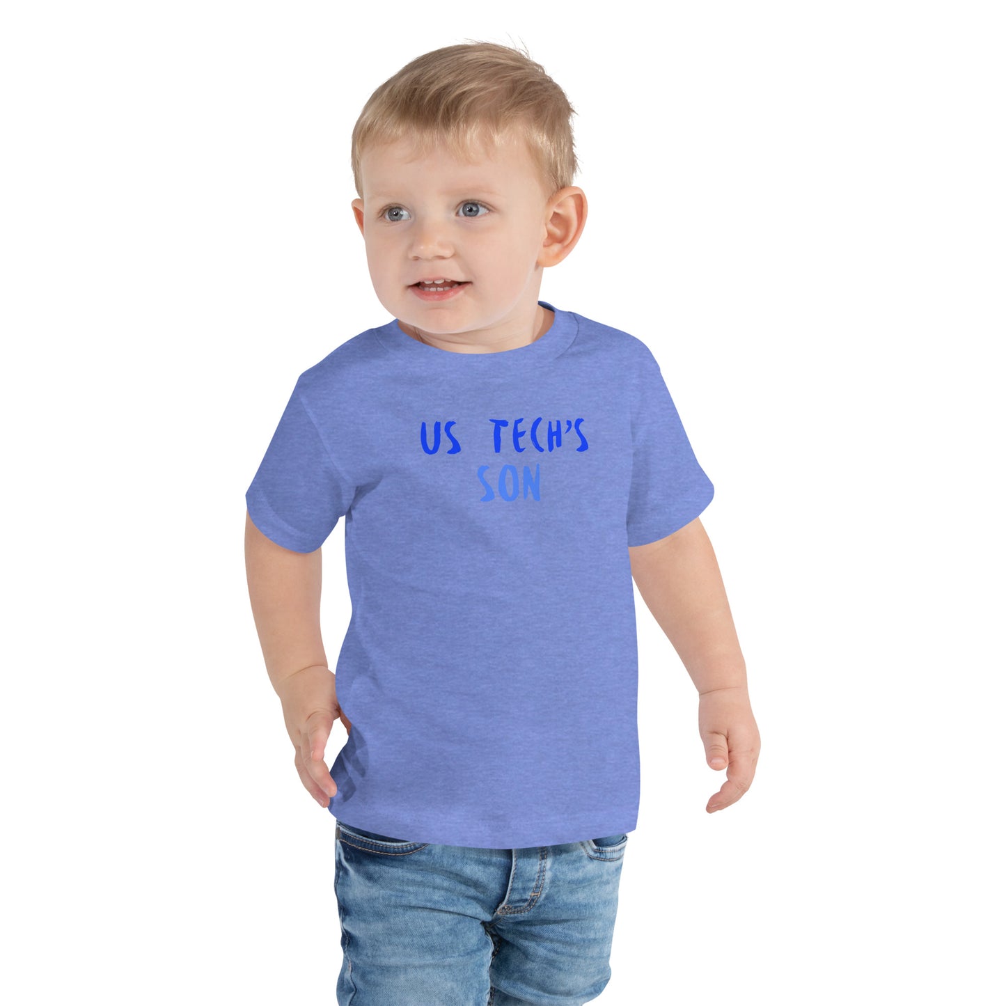 Ultrasound Tech's Son - Blue - Toddler Short Sleeve Tee