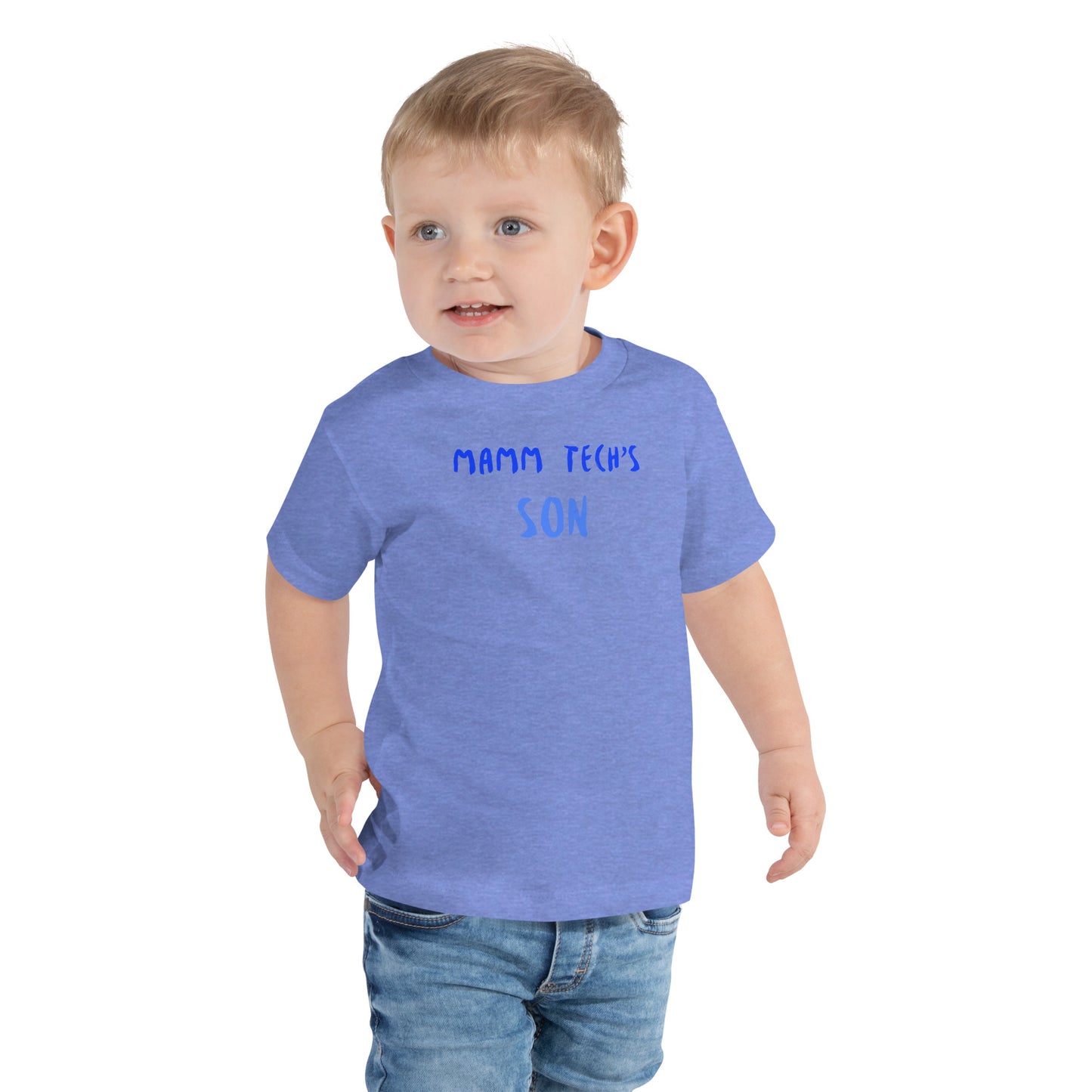 Mamm Tech's Son - Blue -Toddler Short Sleeve Tee