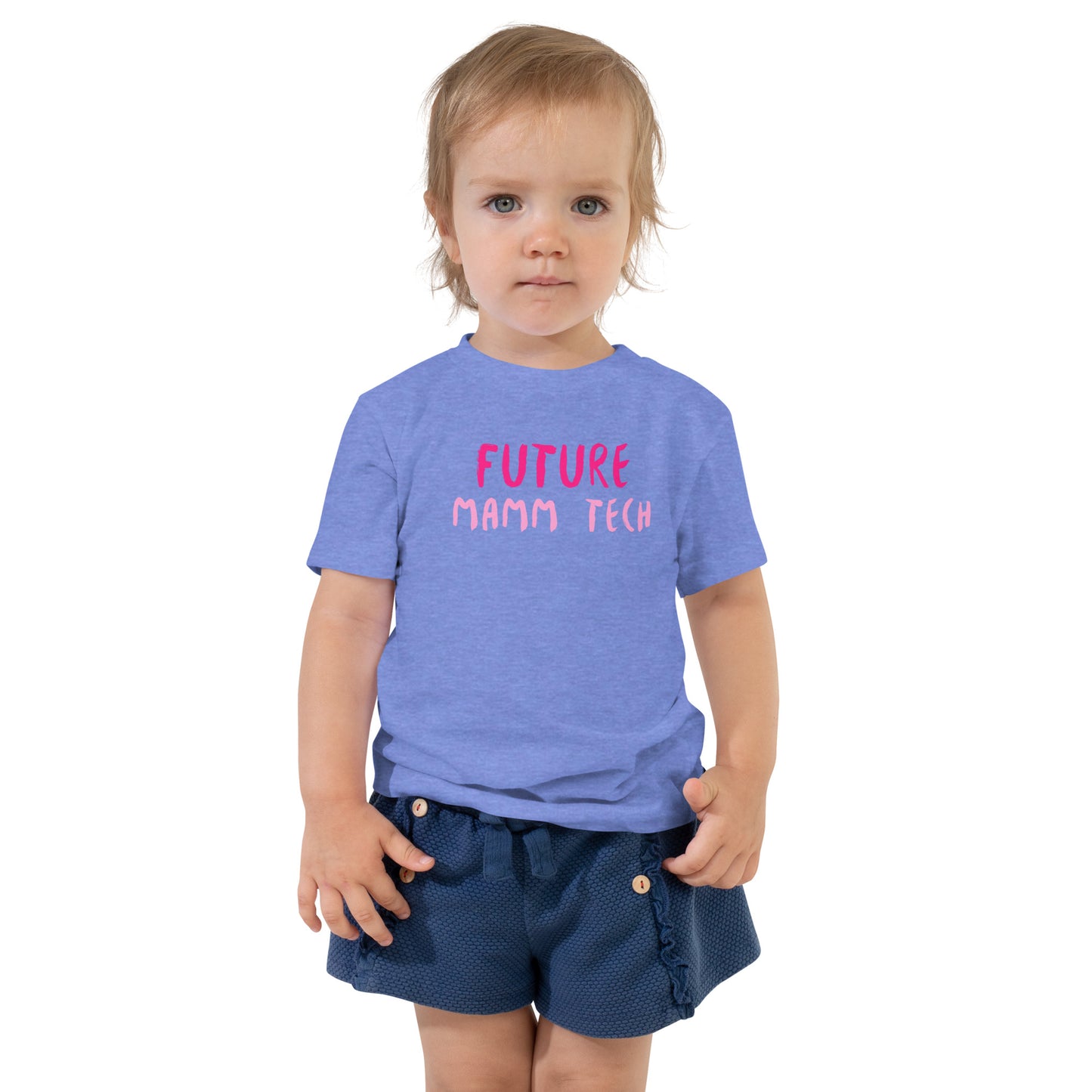 Future Mamm Tech - Pink - Toddler Short Sleeve Tee