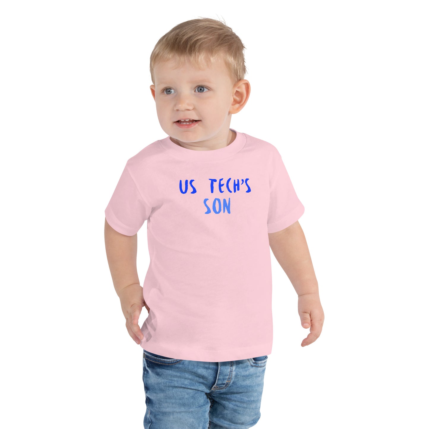 Ultrasound Tech's Son - Blue - Toddler Short Sleeve Tee