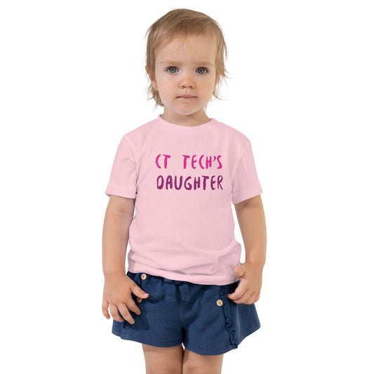 CT Tech's Daughter - Pink - Toddler Short Sleeve Tee