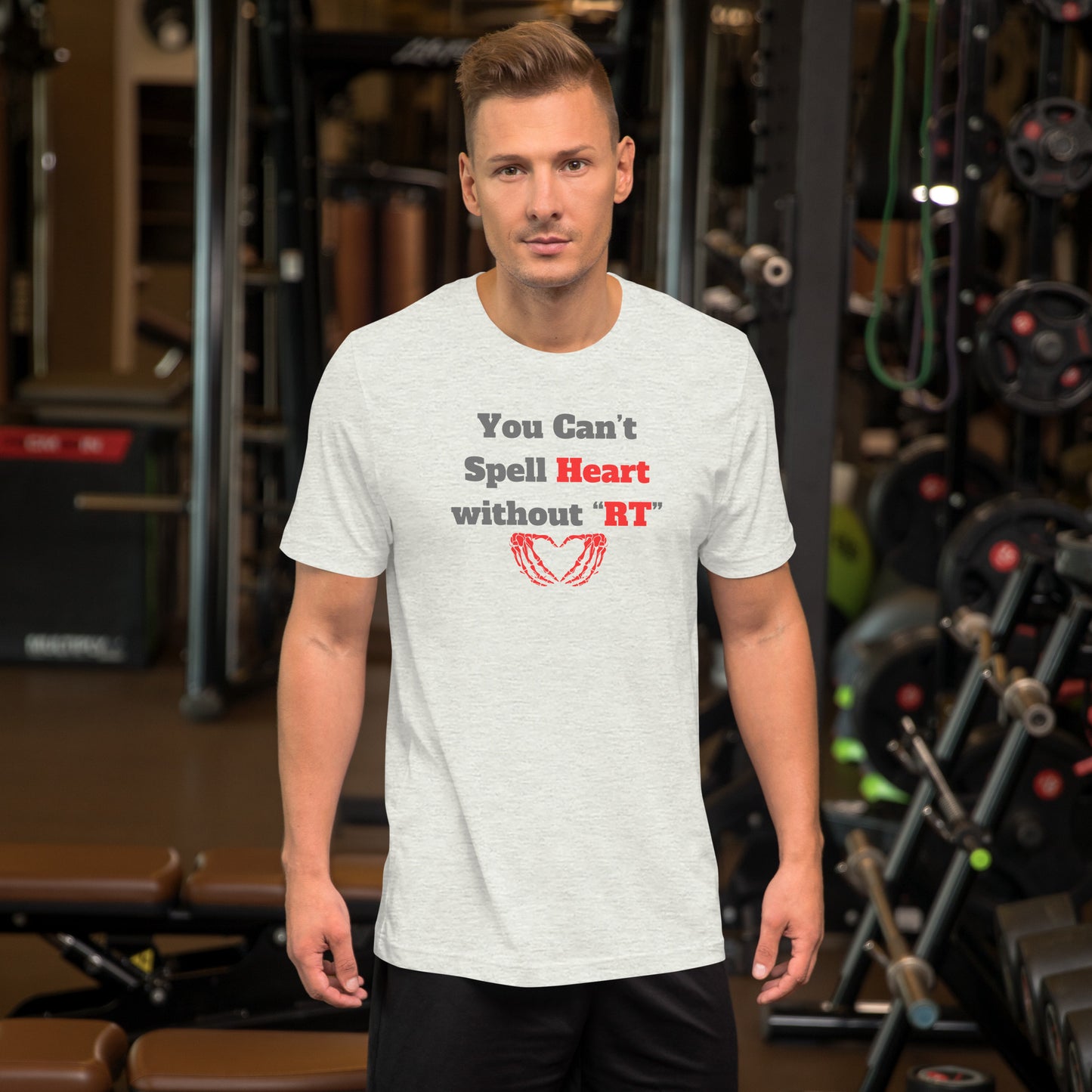 You Can't Spell Heart - Red Unisex t-shirt