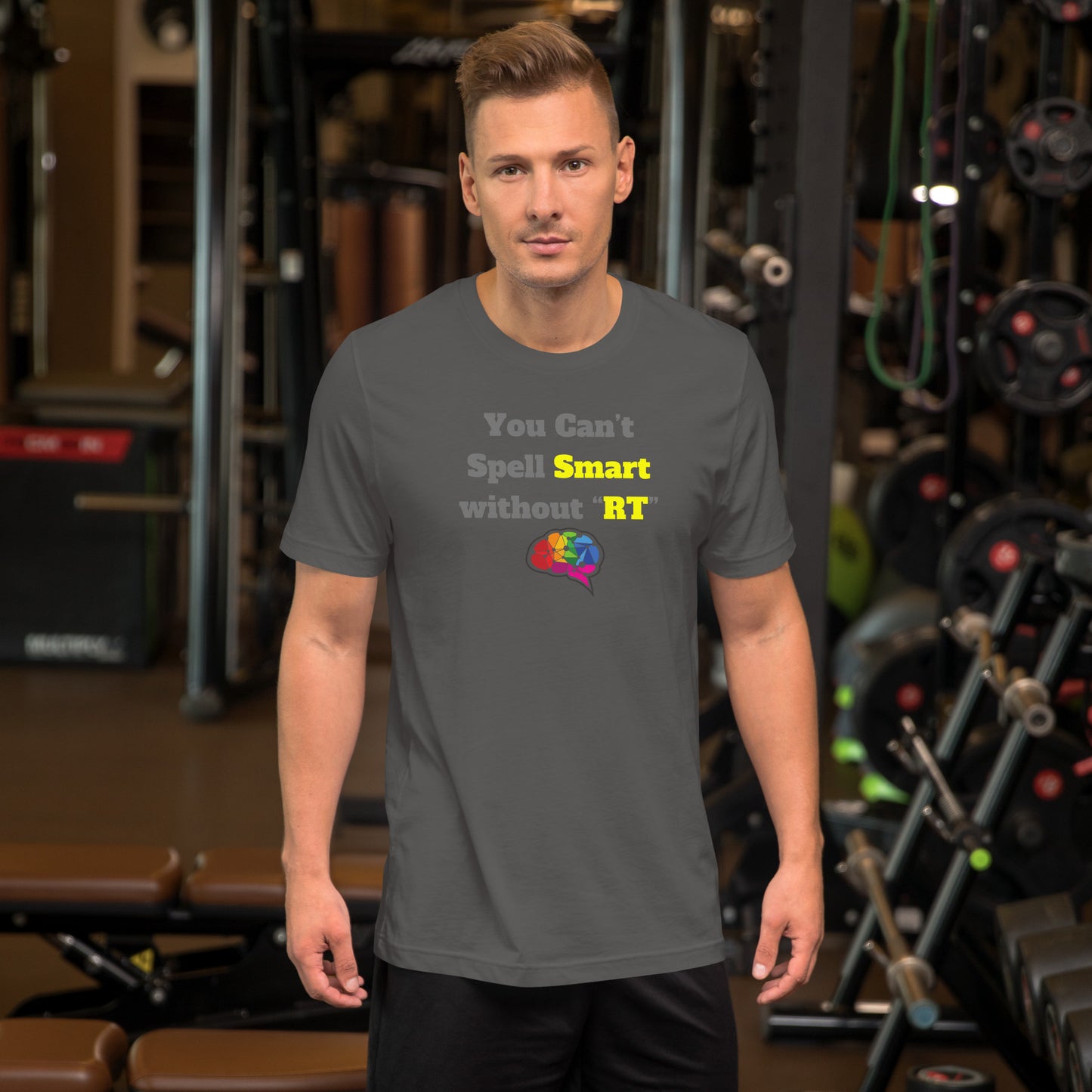 You Can't Spell Smart - Yellow Unisex t-shirt