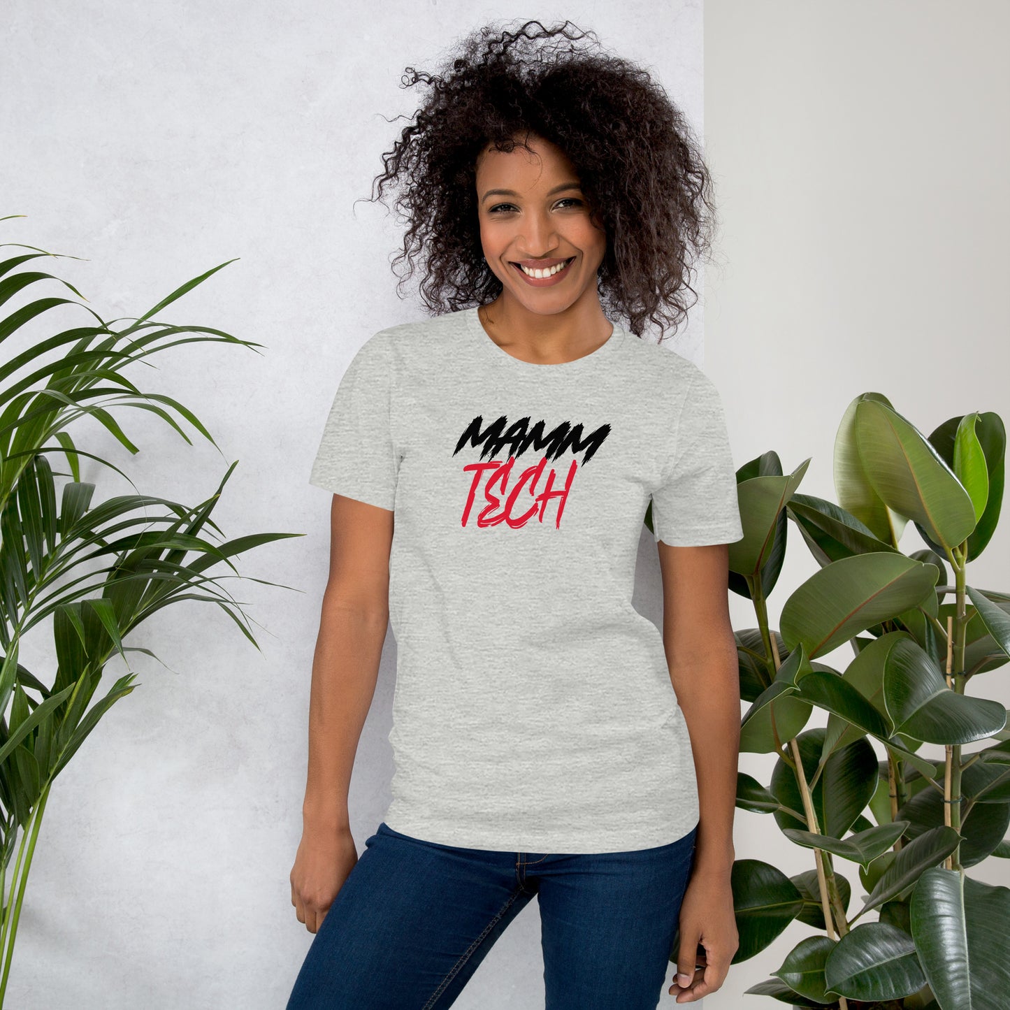 Mamm Tech  - Red Unisex t-shirt