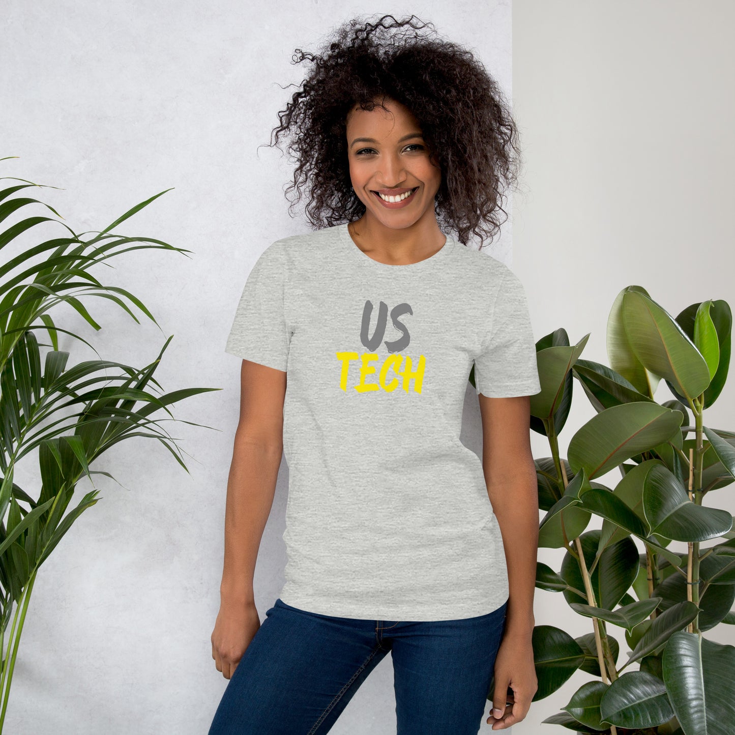 Ultrasound Tech - Grey/Yellow Unisex t-shirt