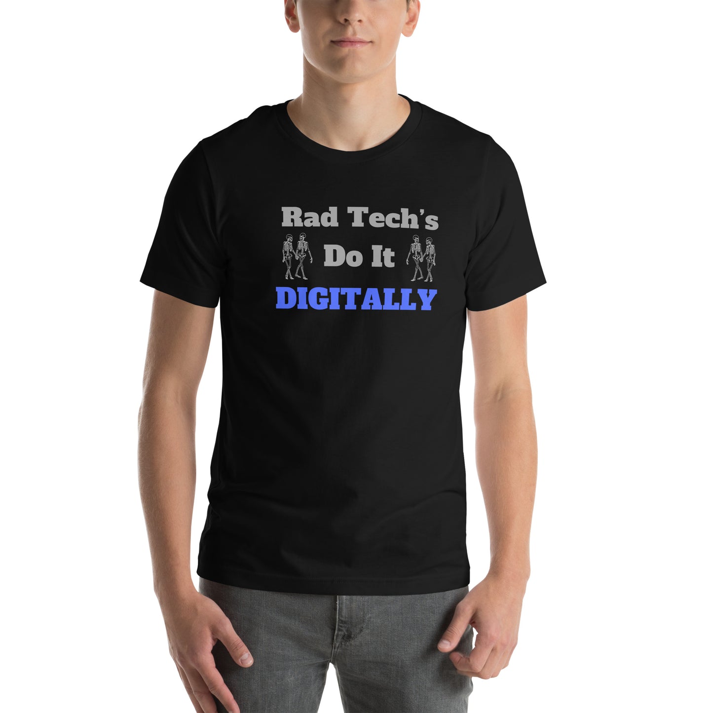 Rad Tech Do it Digitally - Blue Unisex t-shirt