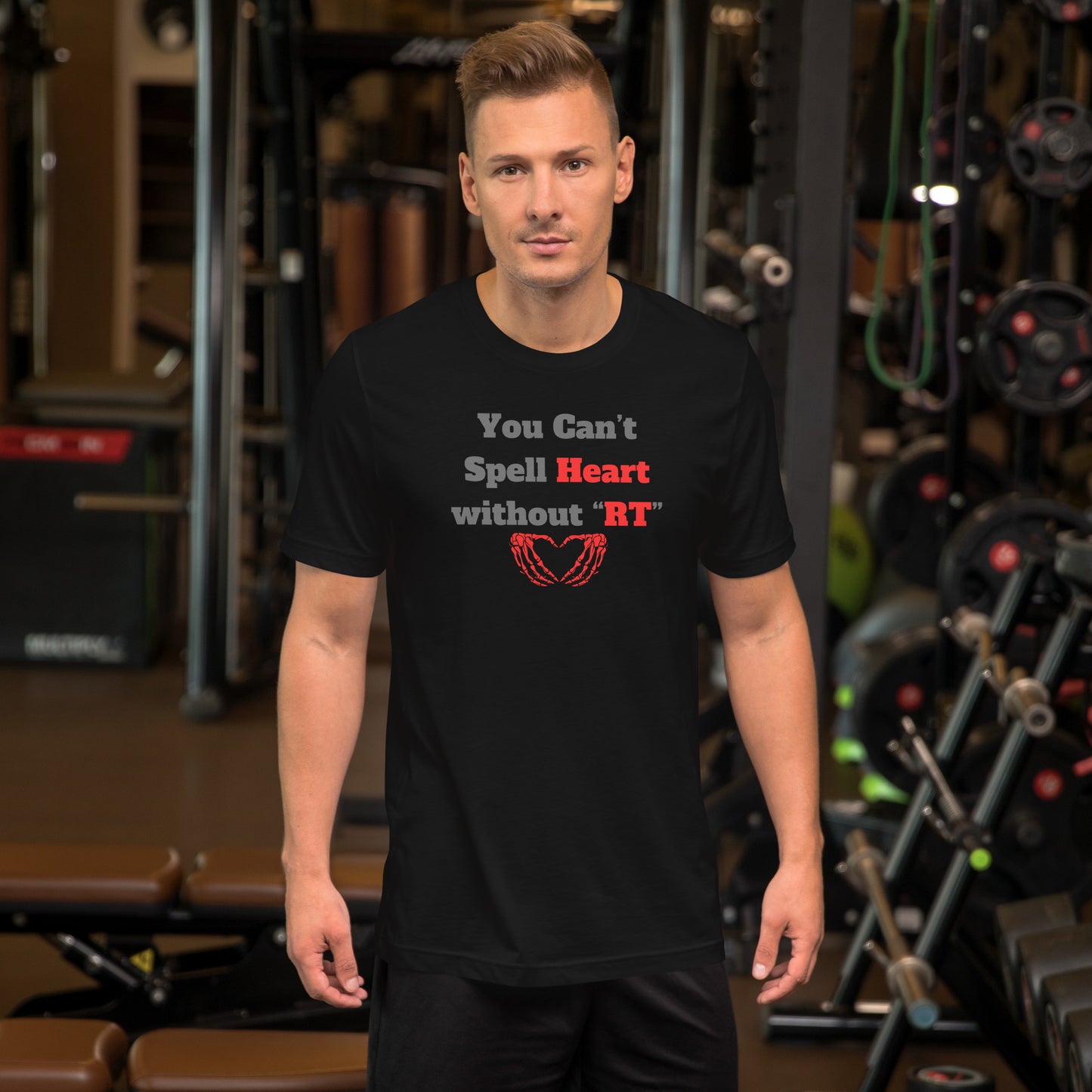 You Can't Spell Heart - Red Unisex t-shirt