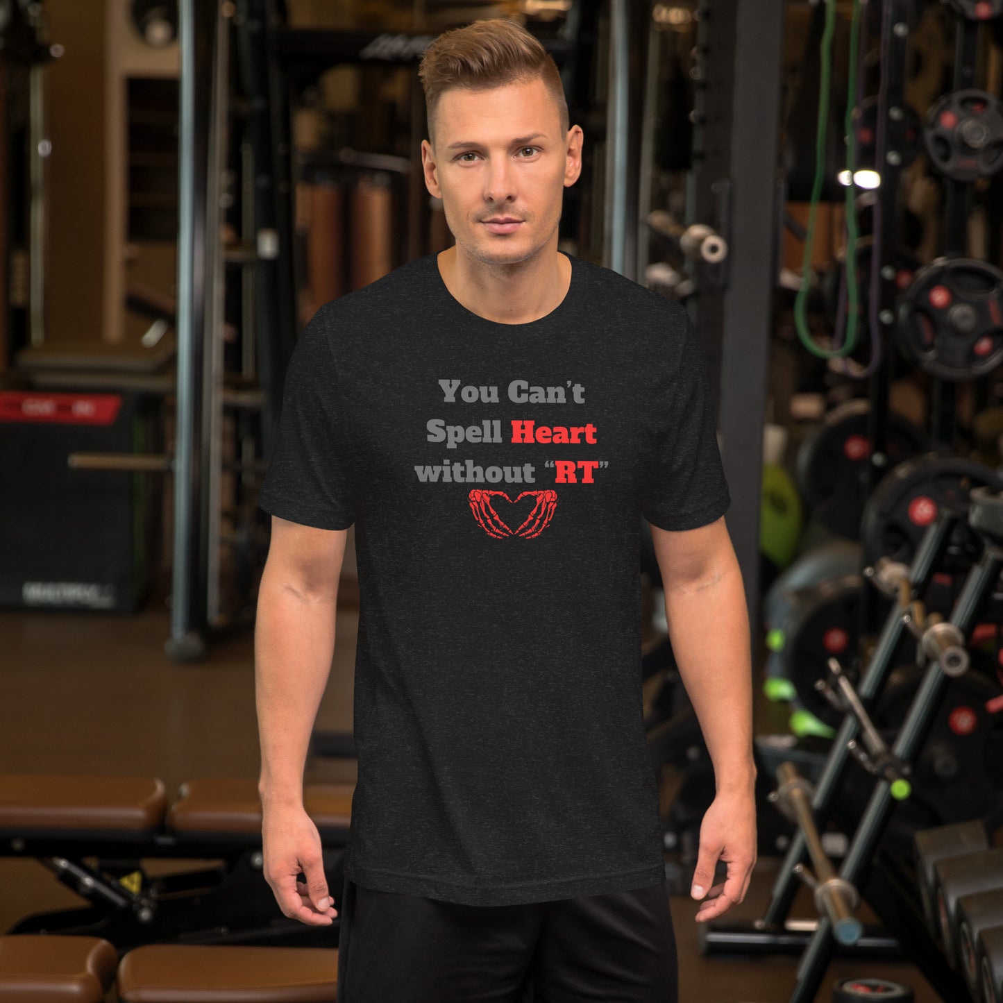 You Can't Spell Heart - Red Unisex t-shirt