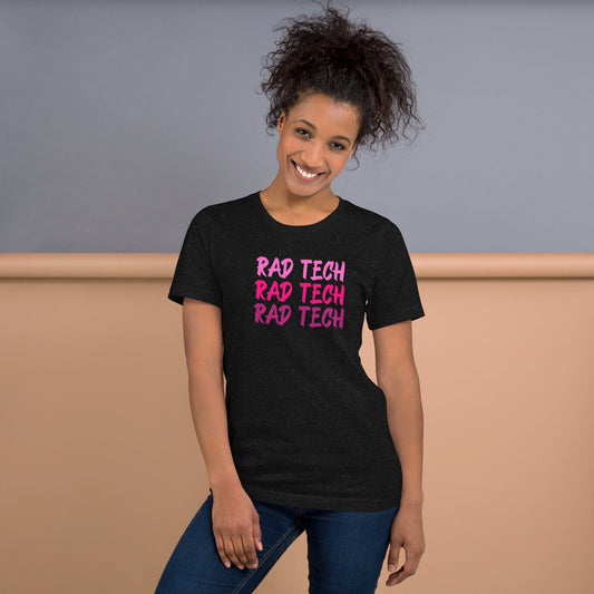 Rad Tech - Pink Unisex t-shirt