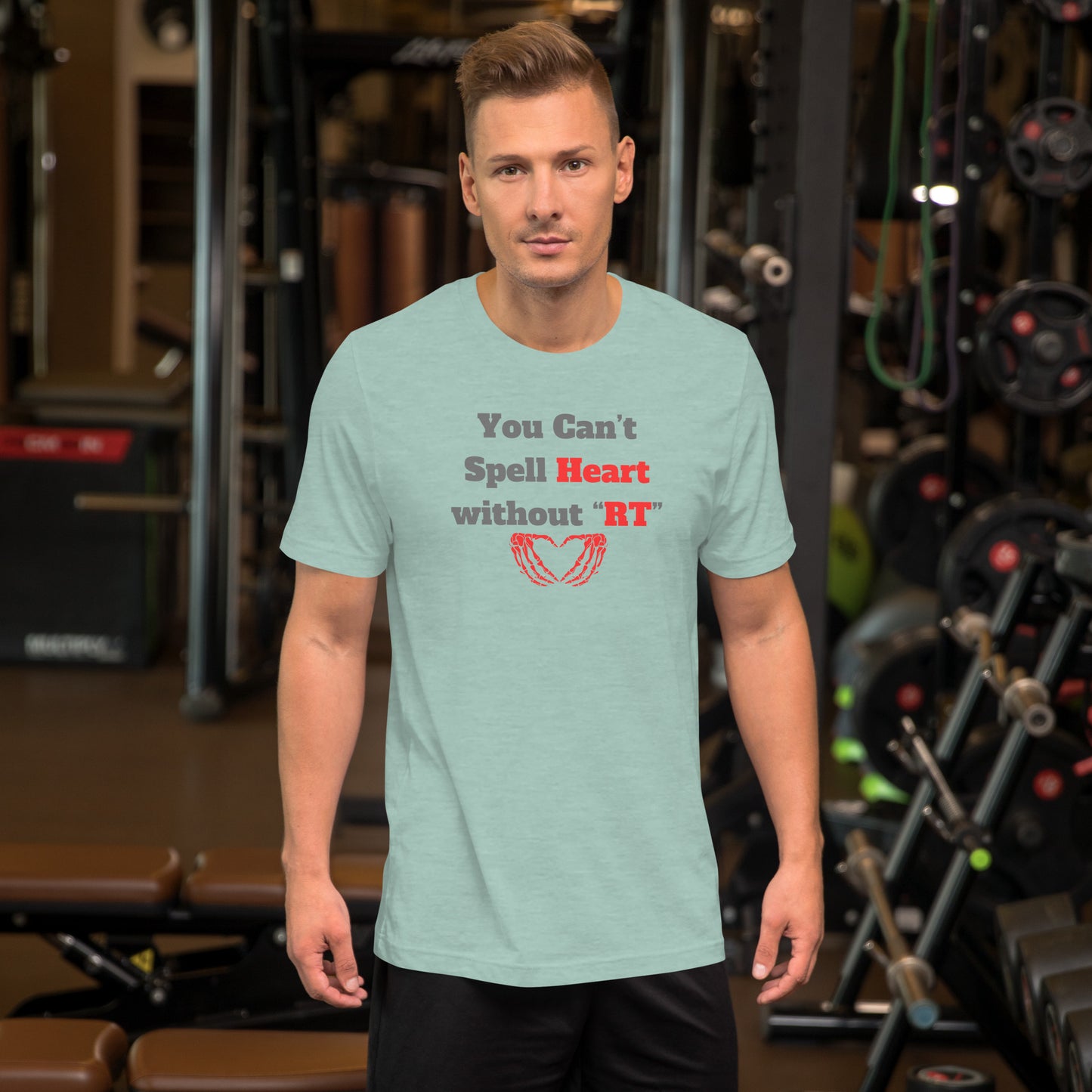 You Can't Spell Heart - Red Unisex t-shirt