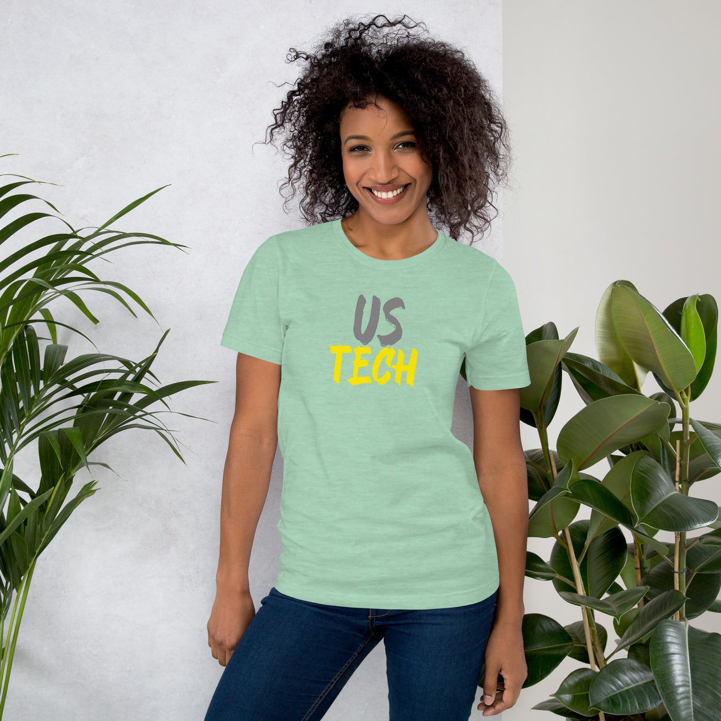 Ultrasound Tech - Grey/Yellow Unisex t-shirt