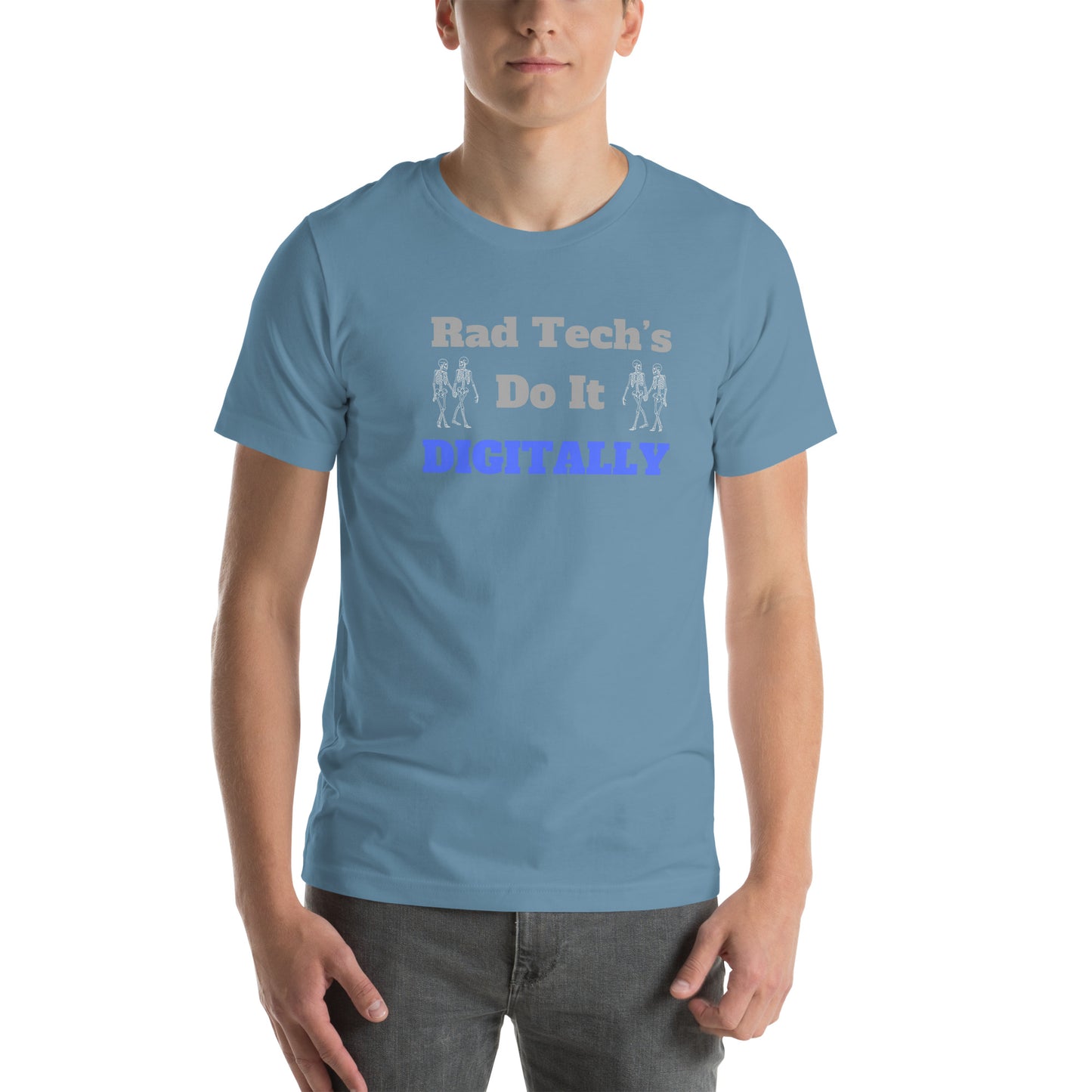 Rad Tech Do it Digitally - Blue Unisex t-shirt